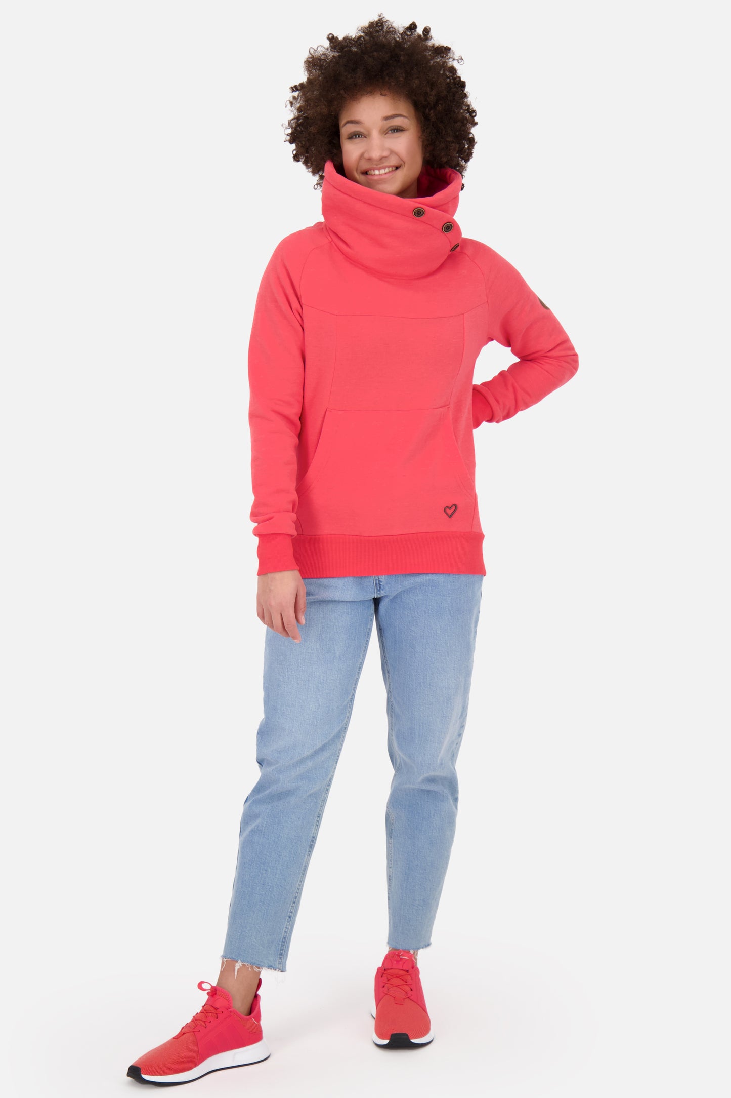 Damen Sweatshirt VioletAK A zum wohlfühlen Rot
