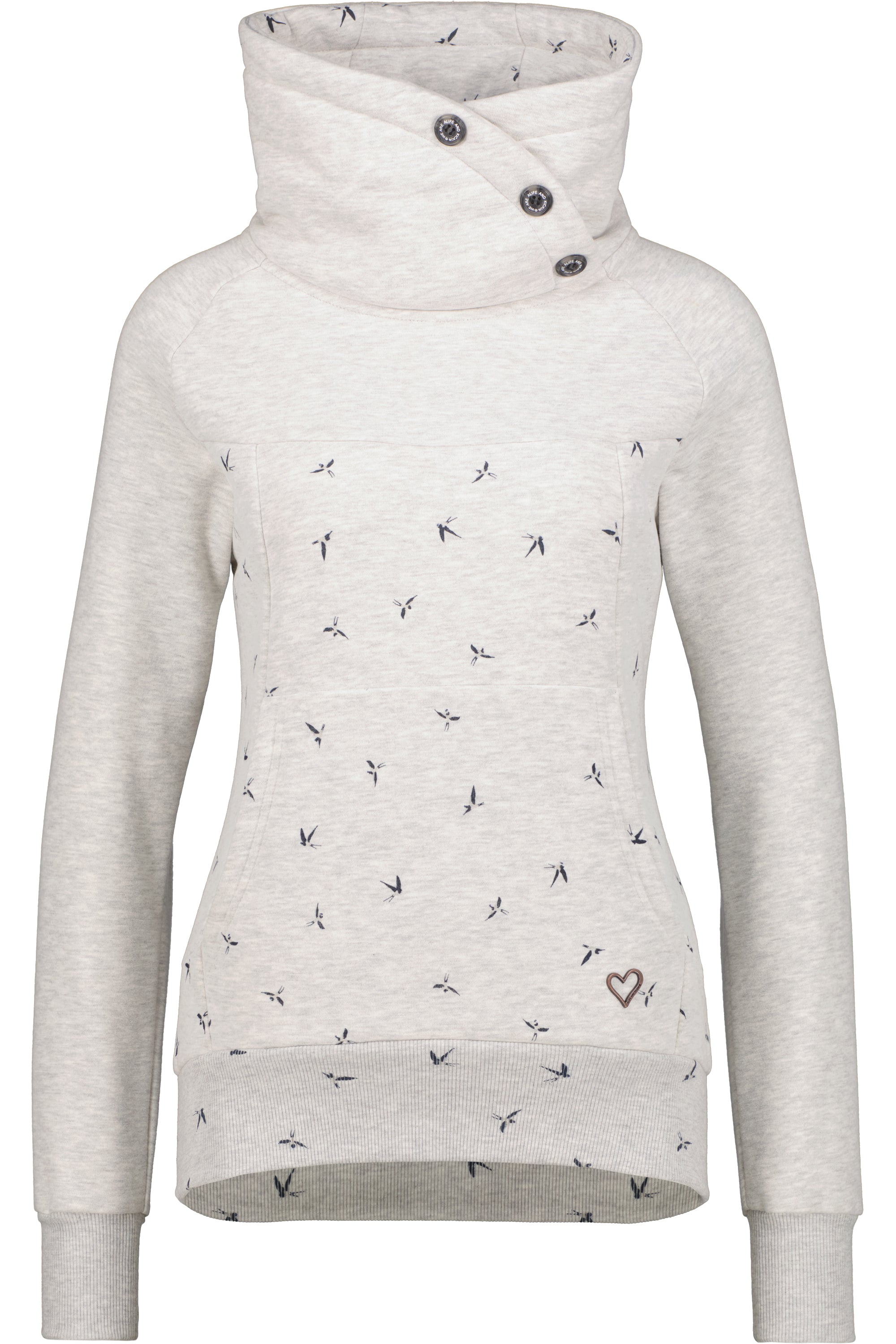 VioletAK A Sweatshirt: Einzigartiger Look für modebewusste Frauen Grau