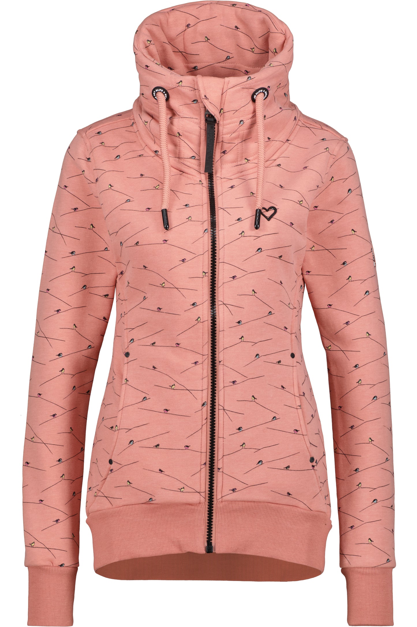 VioletAK A Sweatjacke:Für modebewusste Frauen Rosa