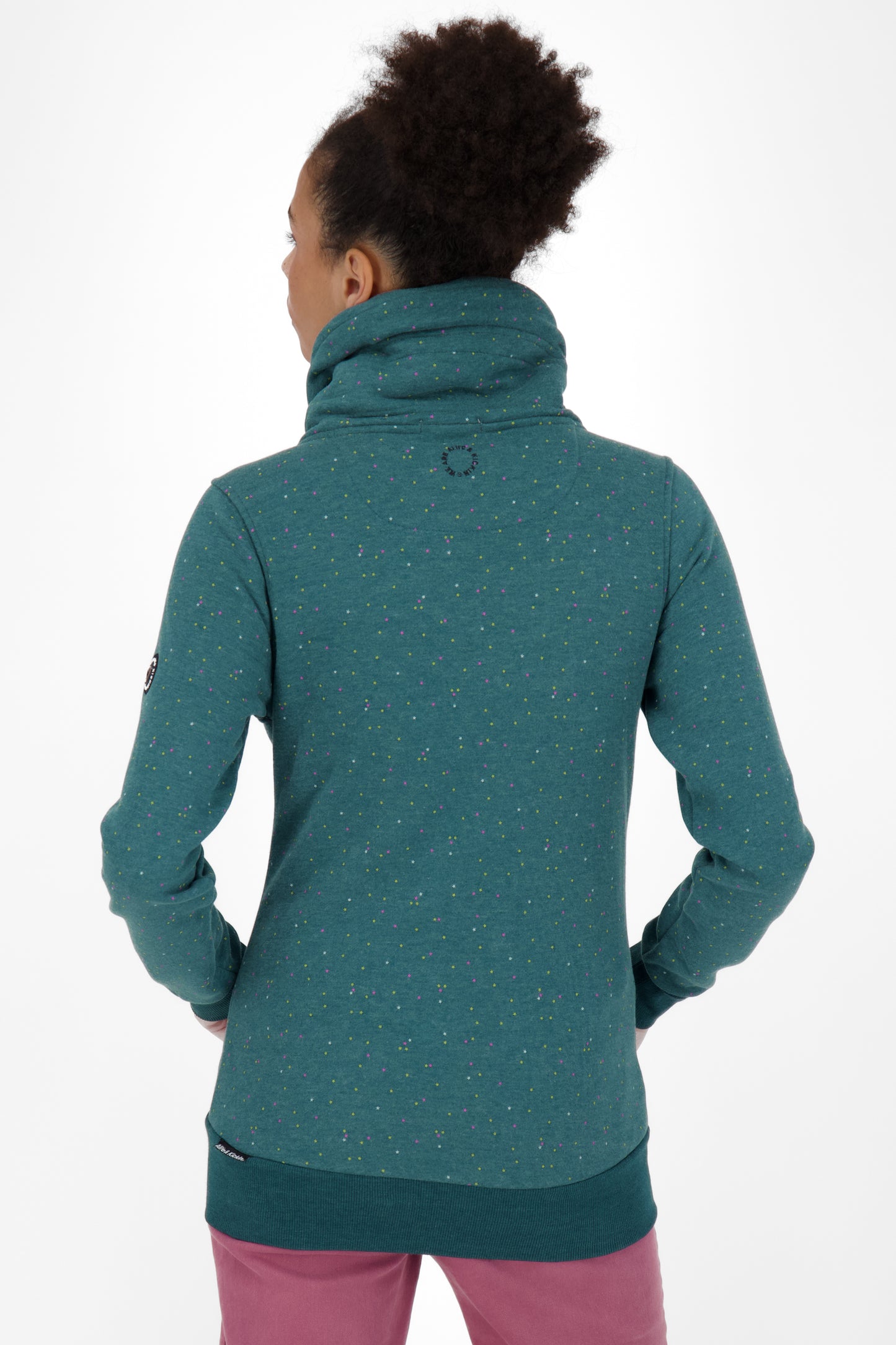 VioletAK A Sweatjacke:Für modebewusste Frauen Dunkelgrün