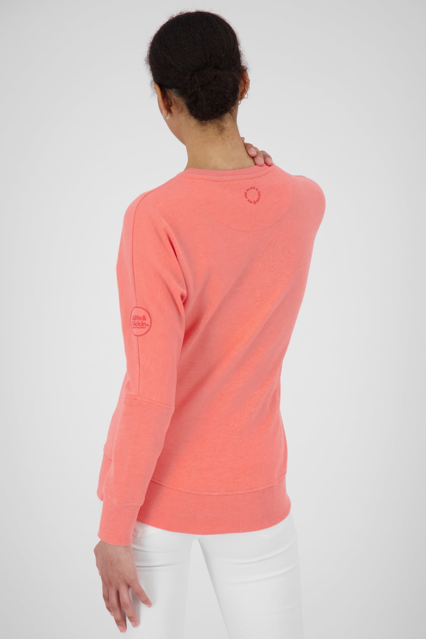 DalaAK A Damen Sweater-Lässig, farbenfroh, perfekt für den Alltag Orange