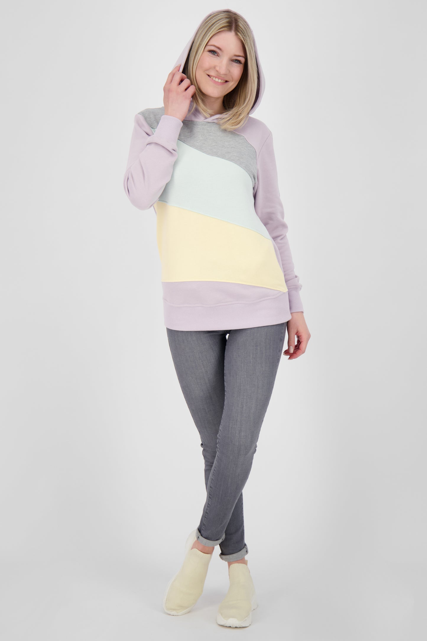 Faszination der Farben mit dem Kapuzensweatshirt HeidiAK A für Damen Violett