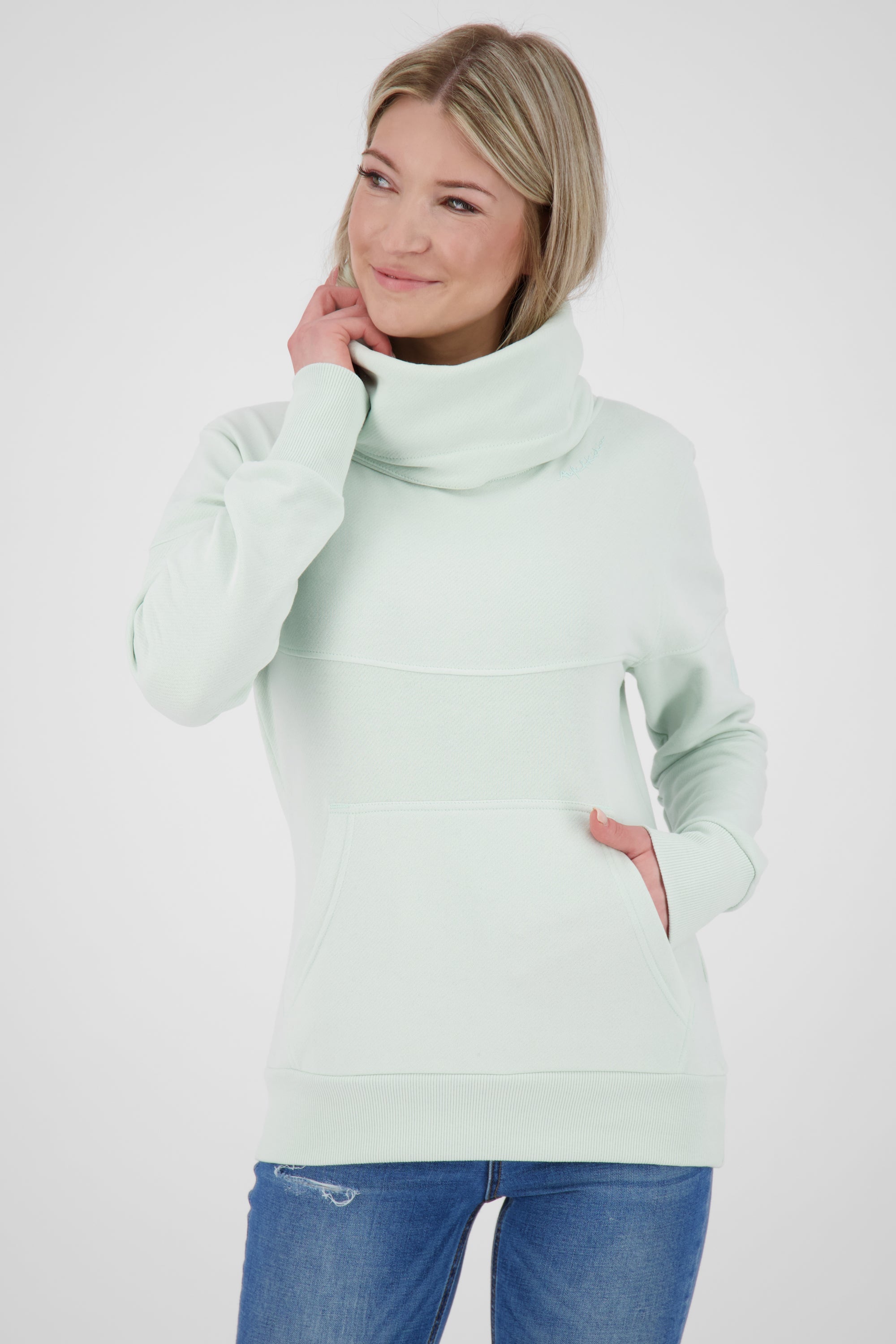 Casual-Evergreen Sweatshirt Damen SunsetAK A Hellgrün