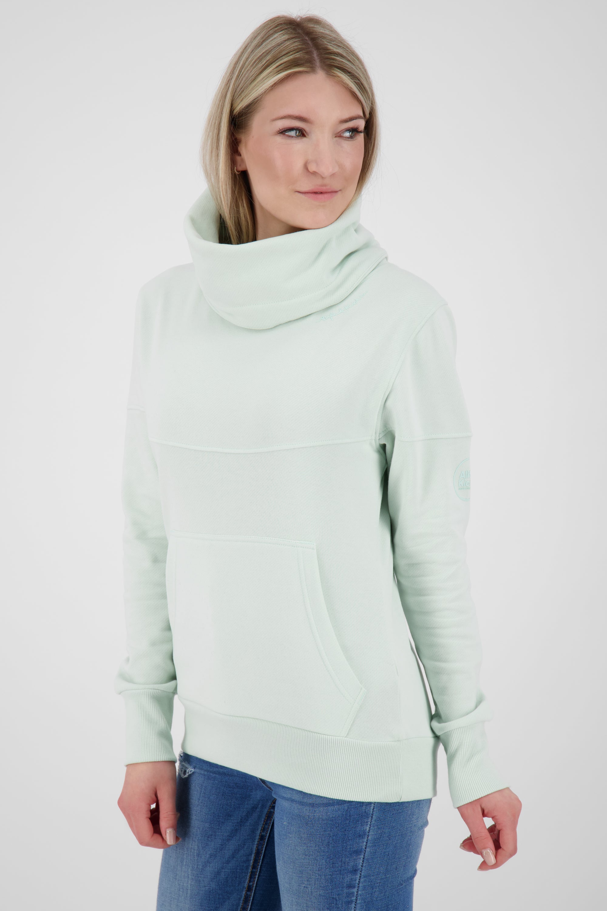 Casual-Evergreen Sweatshirt Damen SunsetAK A Hellgrün