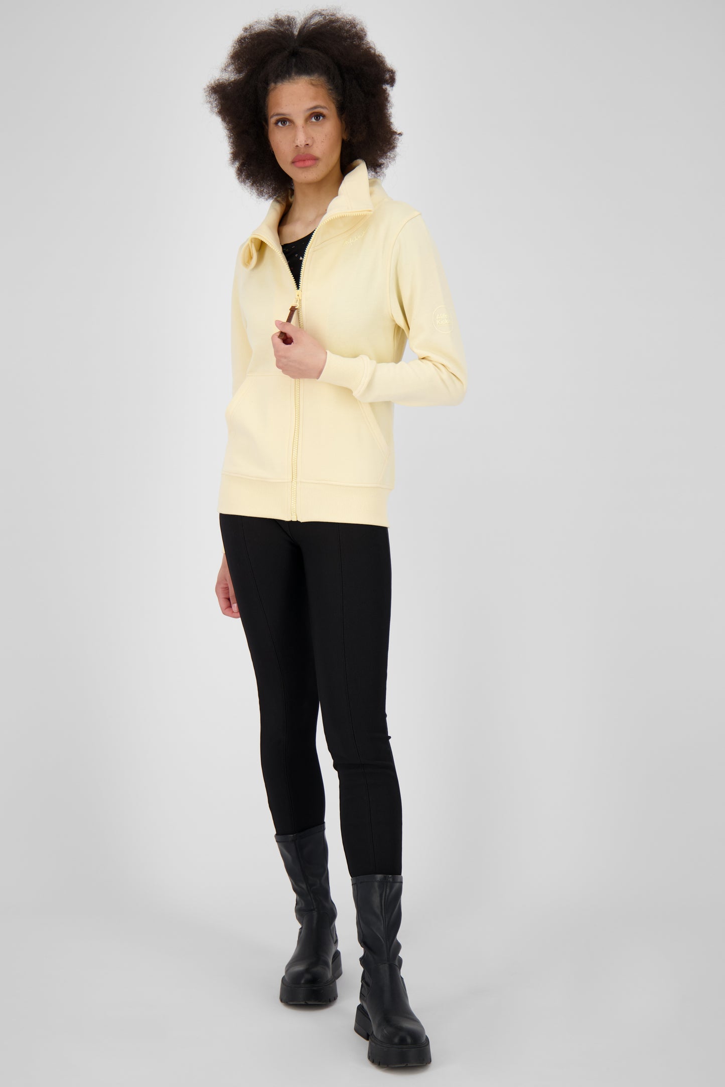 Stylish und komfortabel: VivianaAK A Damen Sweatjacke Gelb