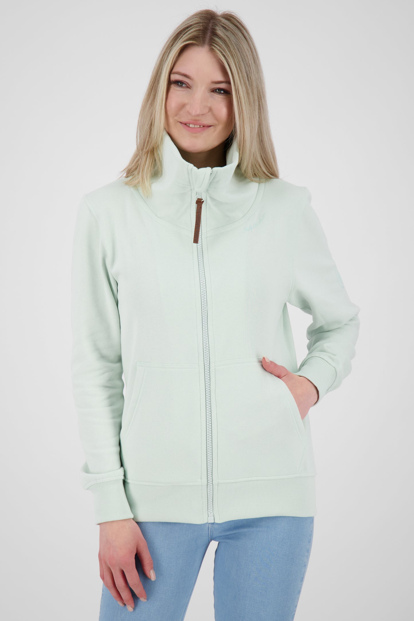 Stylish und komfortabel: VivianaAK A Damen Sweatjacke Hellgrün
