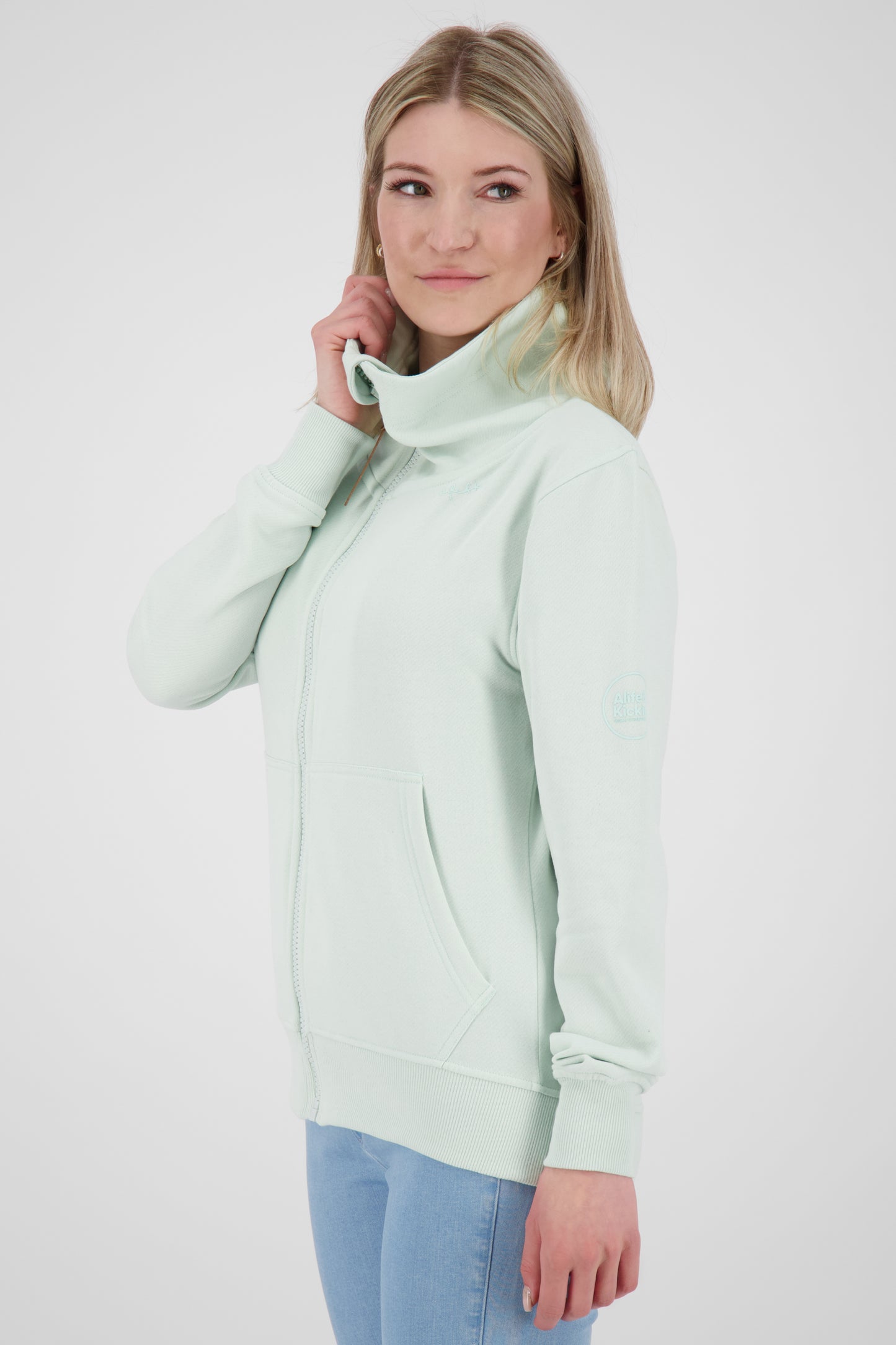 Stylish und komfortabel: VivianaAK A Damen Sweatjacke Hellgrün
