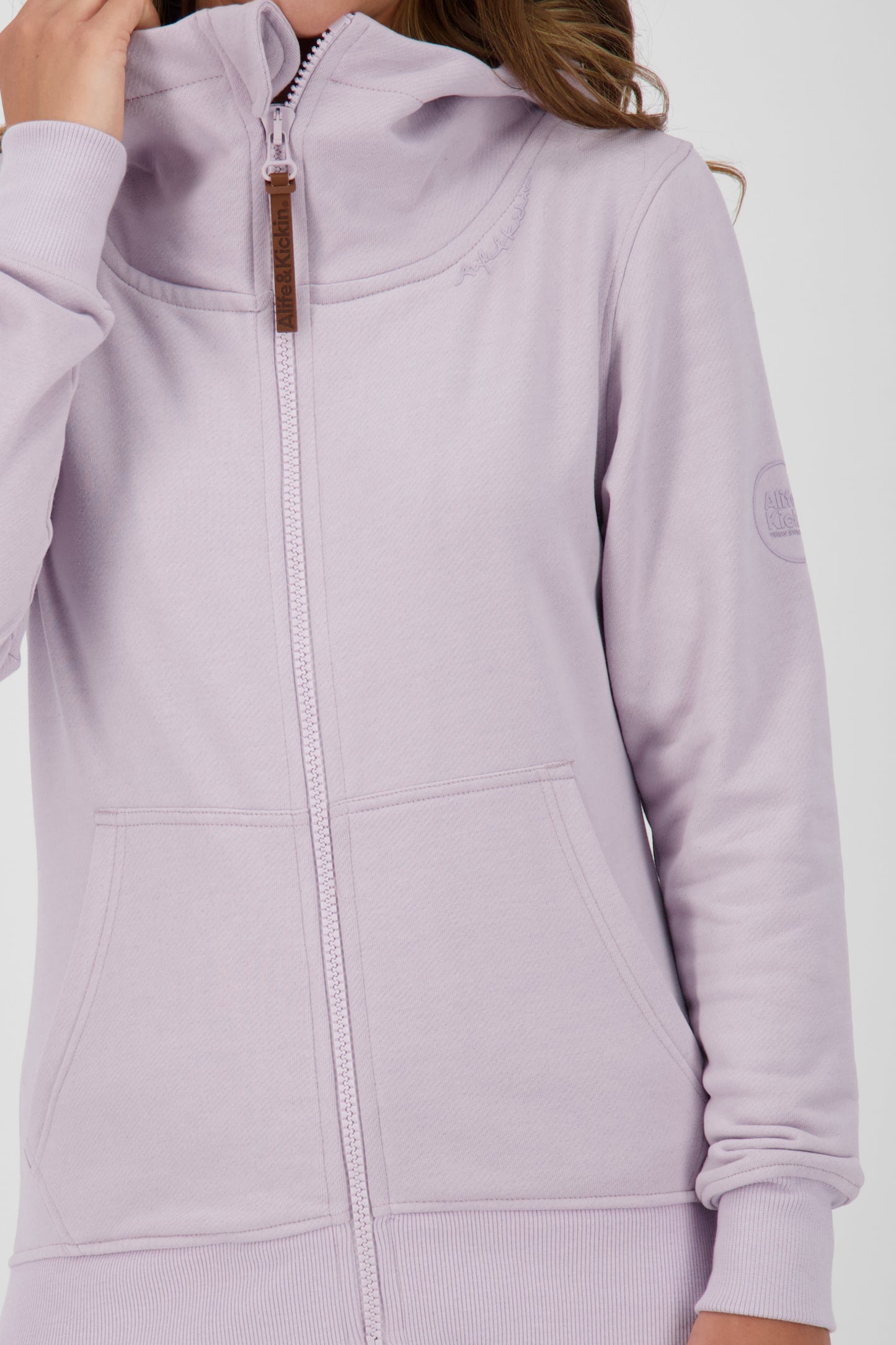 Lässige Damen Kapuzenjacke YasminaAK A - Frische Trendfarben Violett
