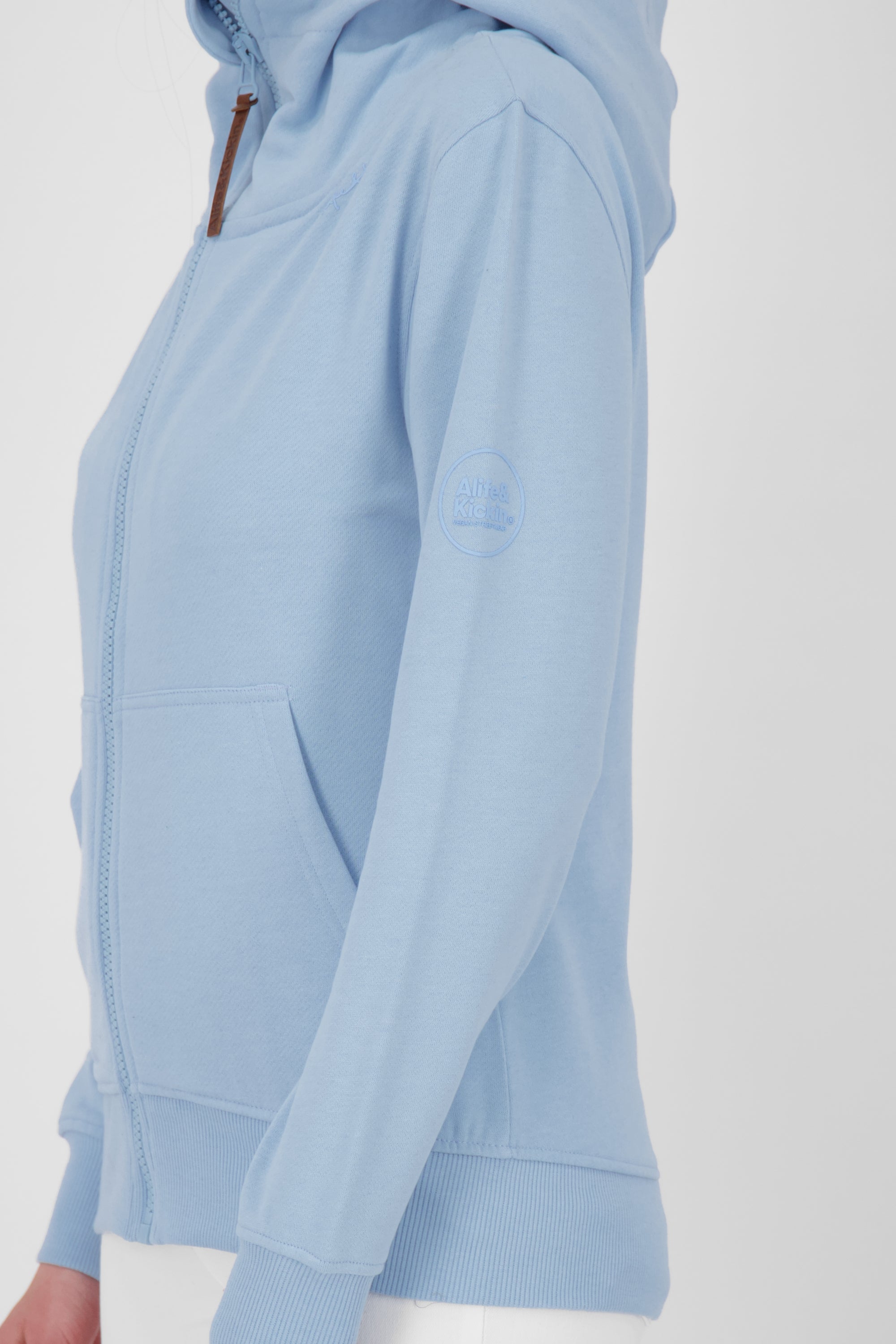 Lässige Damen Kapuzenjacke YasminaAK A - Frische Trendfarben Blau