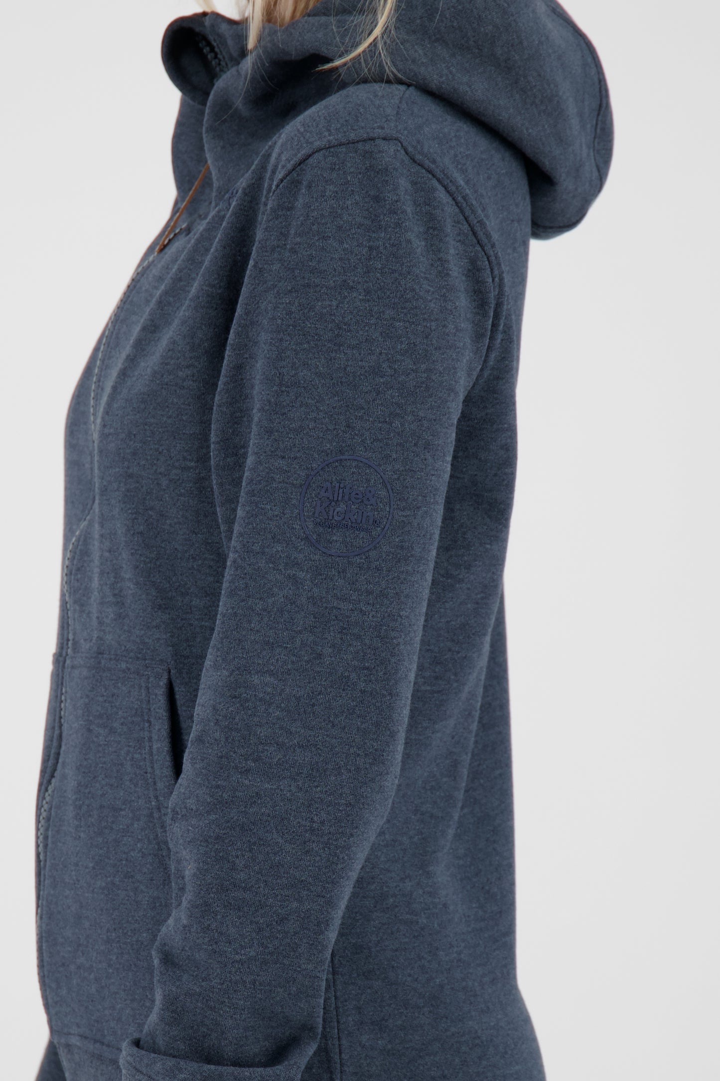 Lässige Damen Kapuzenjacke YasminaAK A - Frische Trendfarben Dunkelblau