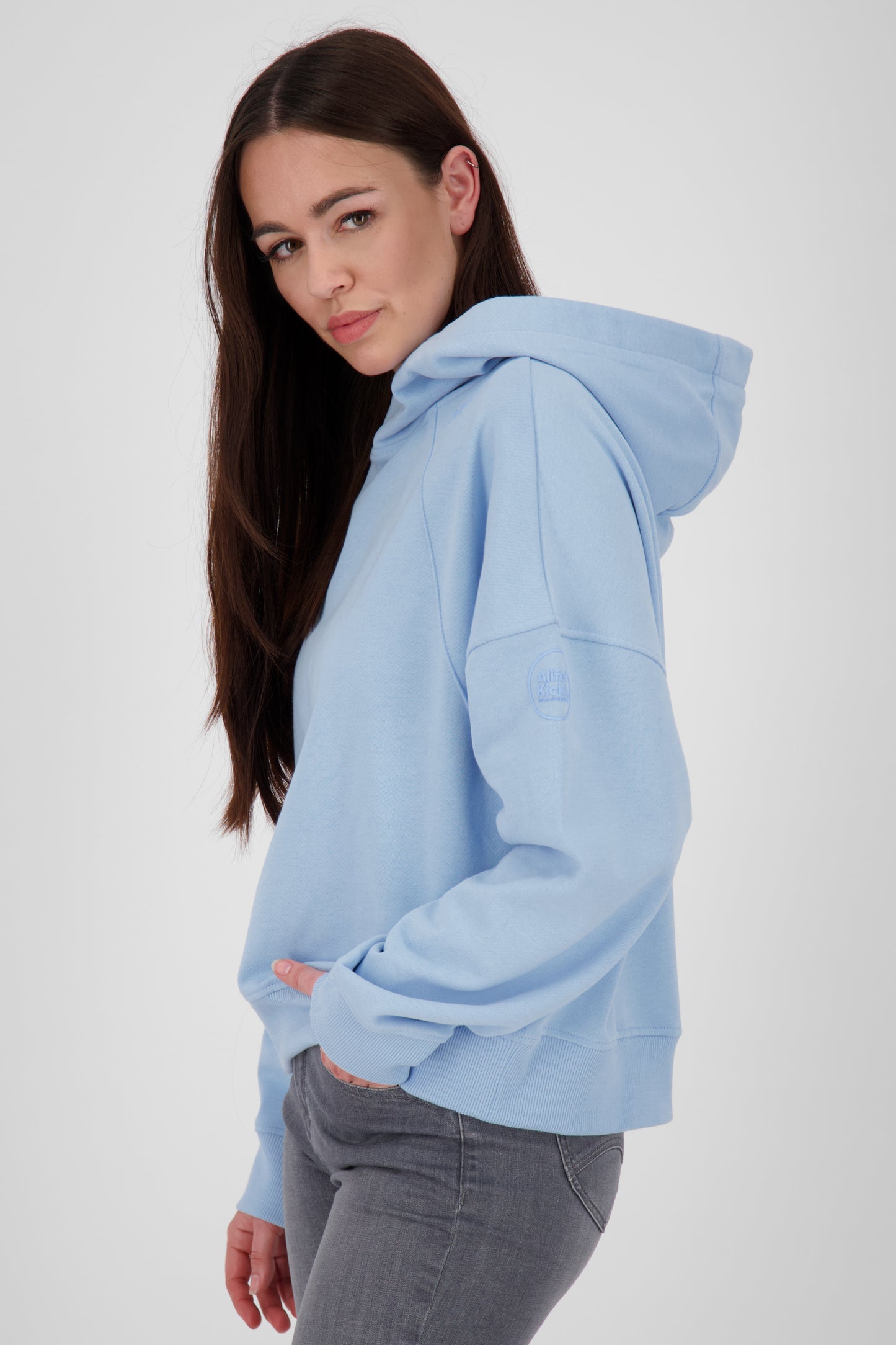 Alife and Kickin Sweatpullover JerraAK A - Cropped Style für den Frühling Blau
