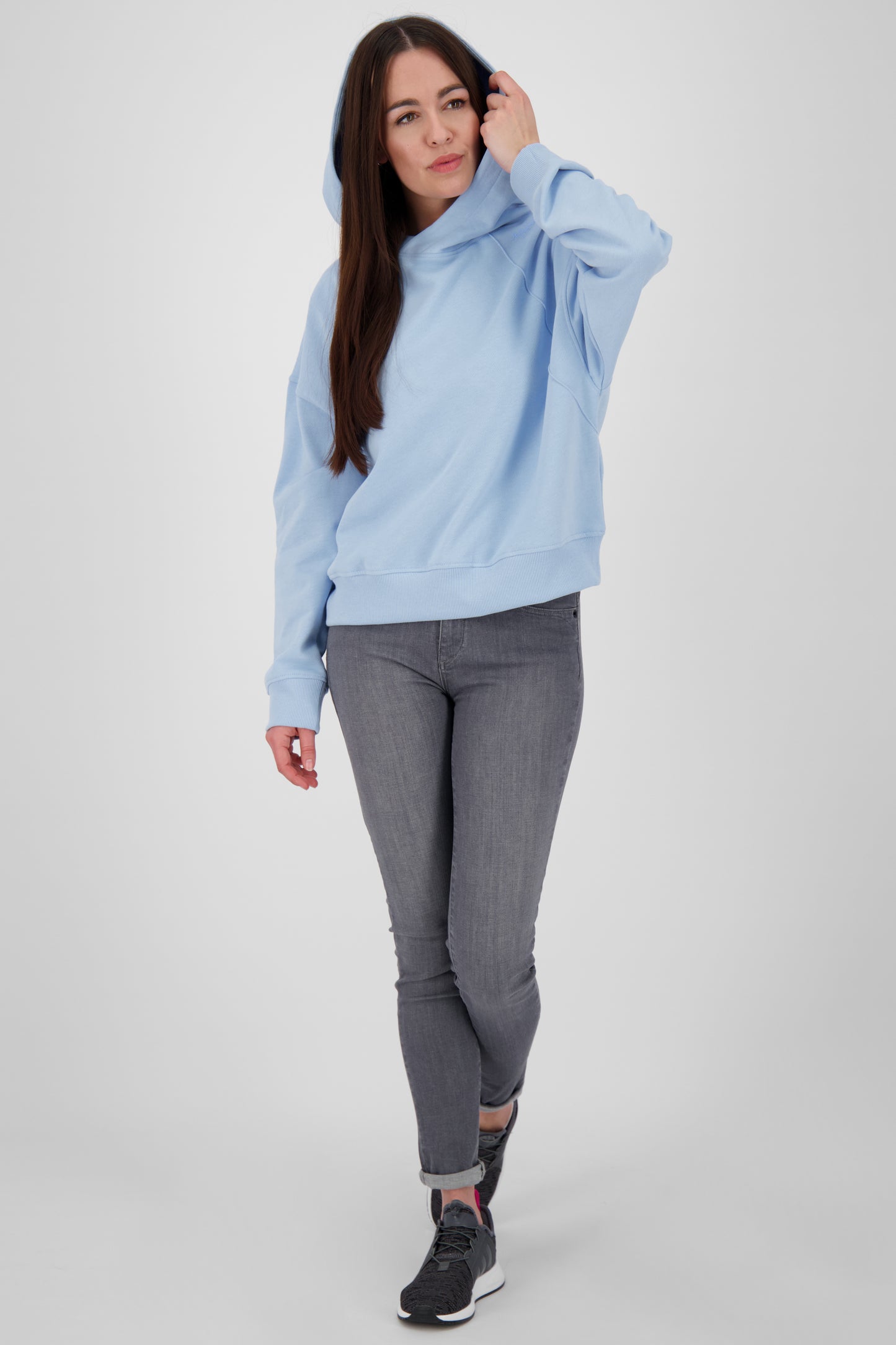 Alife and Kickin Sweatpullover JerraAK A - Cropped Style für den Frühling Blau