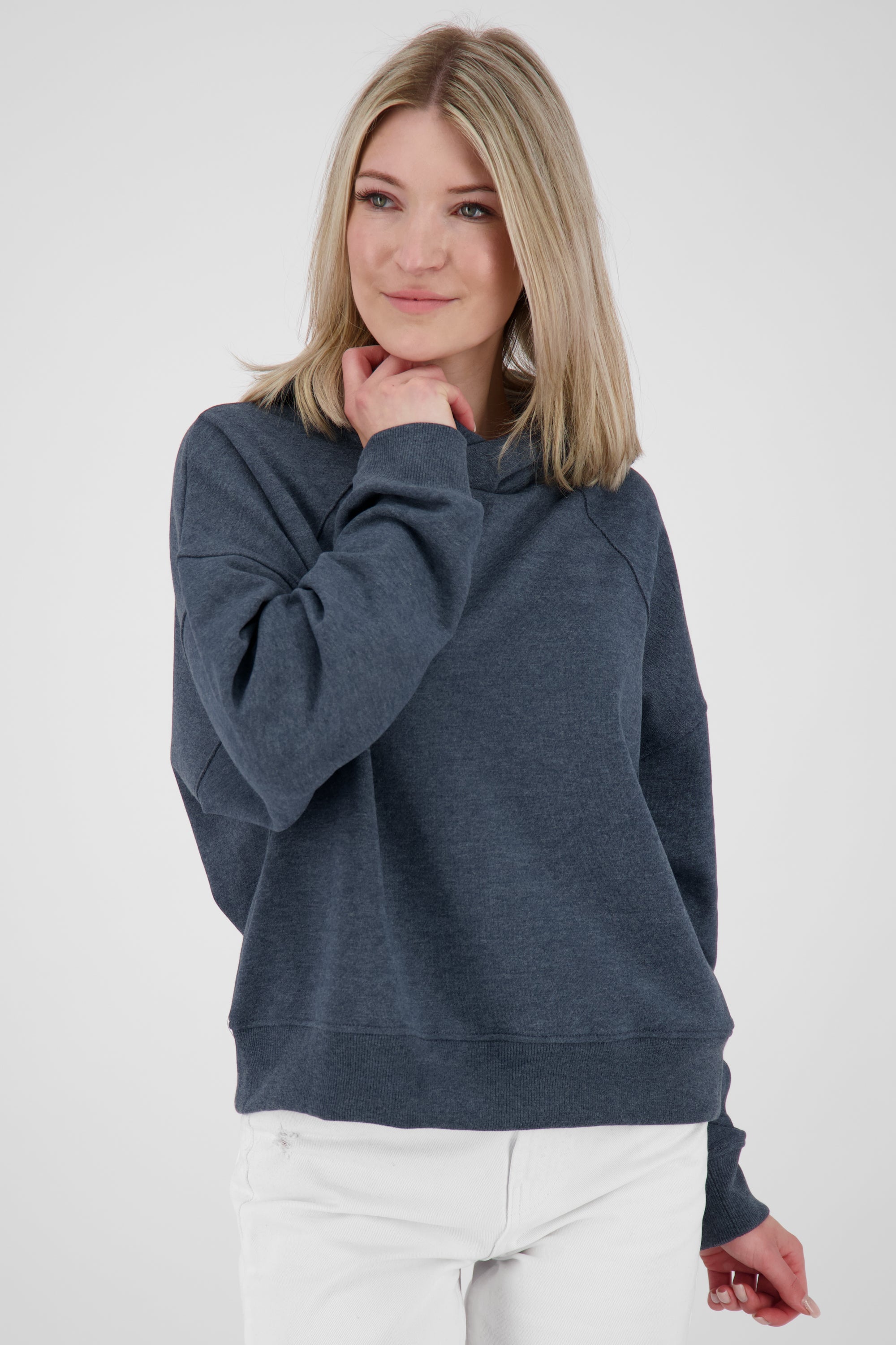 Alife and Kickin Sweatpullover JerraAK A - Cropped Style für den Frühling Dunkelblau