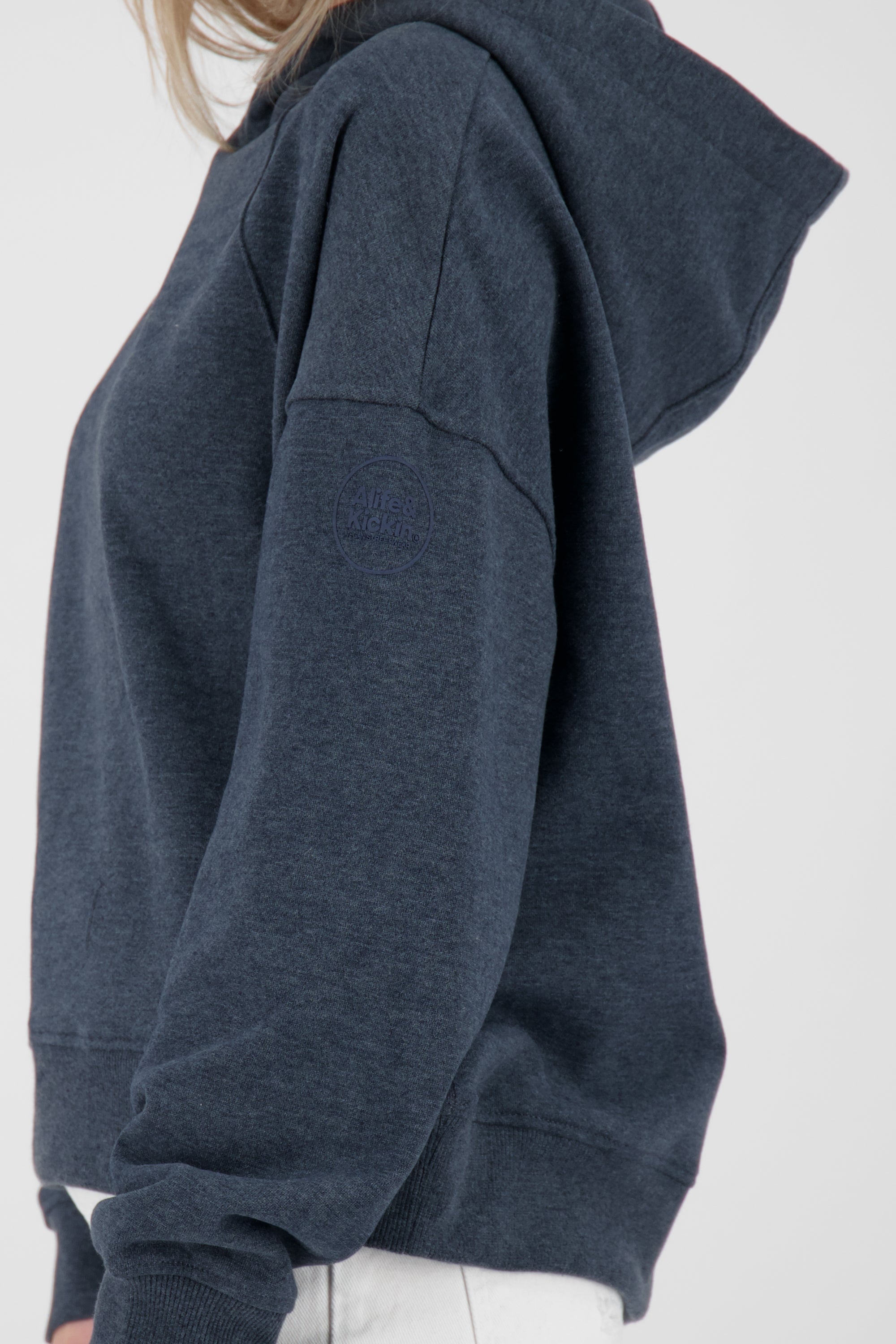 Alife and Kickin Sweatpullover JerraAK A - Cropped Style für den Frühling Dunkelblau