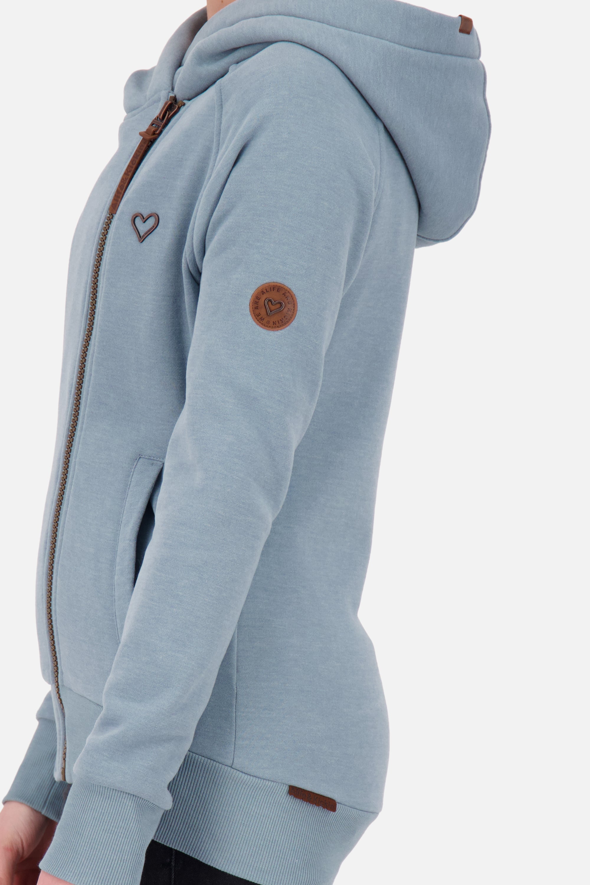 SnakecharmerAK A - Bequeme Damen Sweatjacke für lässige Styles Grau