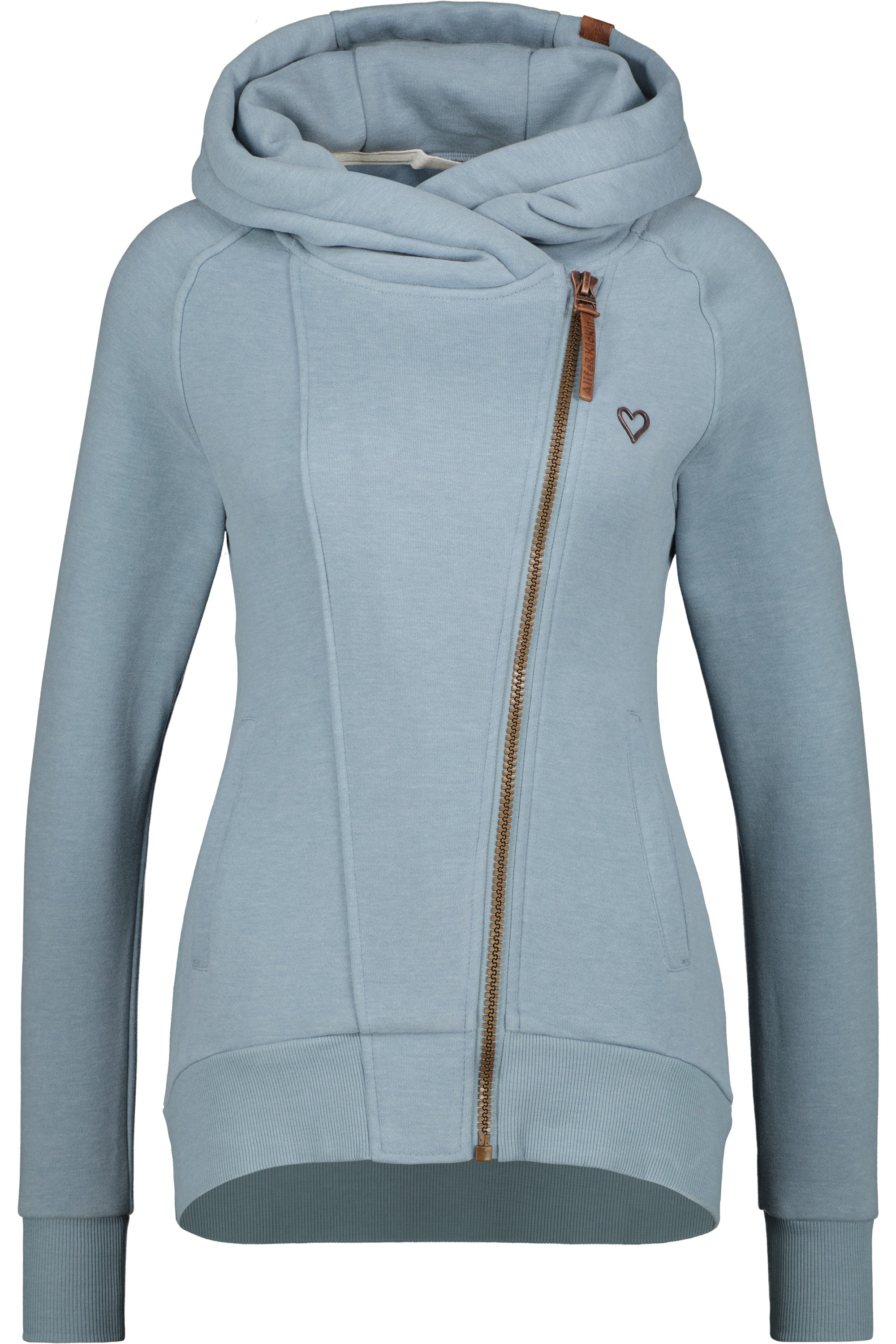 SnakecharmerAK A - Bequeme Damen Sweatjacke für lässige Styles Grau