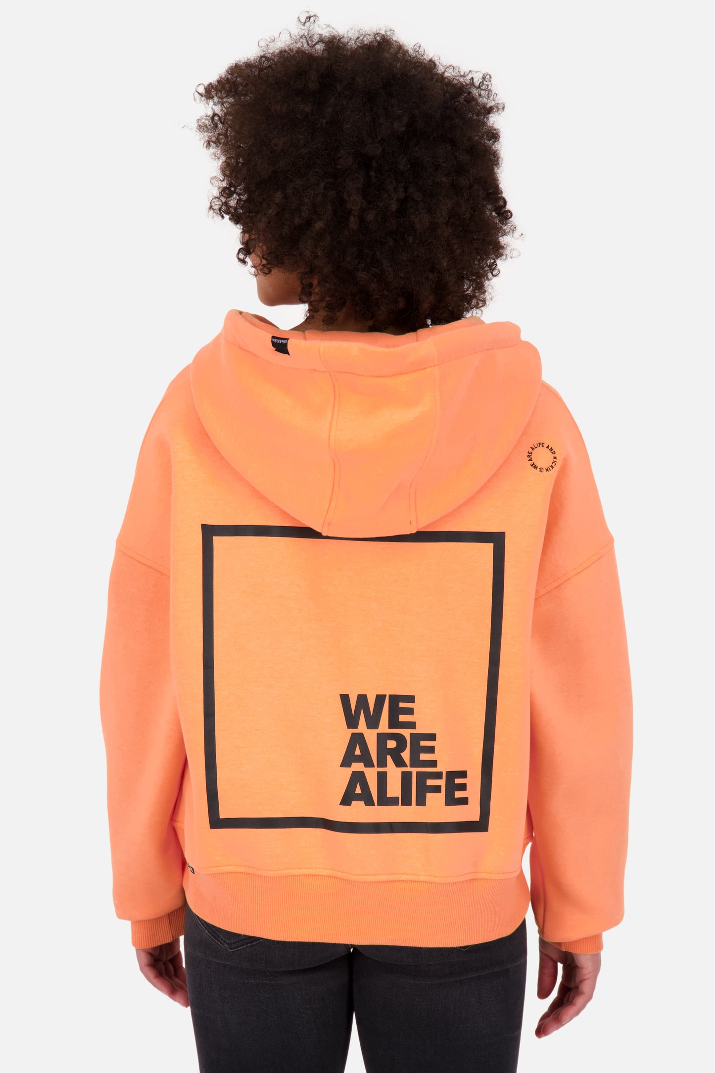 JesseAK A - Lässige Damensweatjacke von Alife and Kickin Orange
