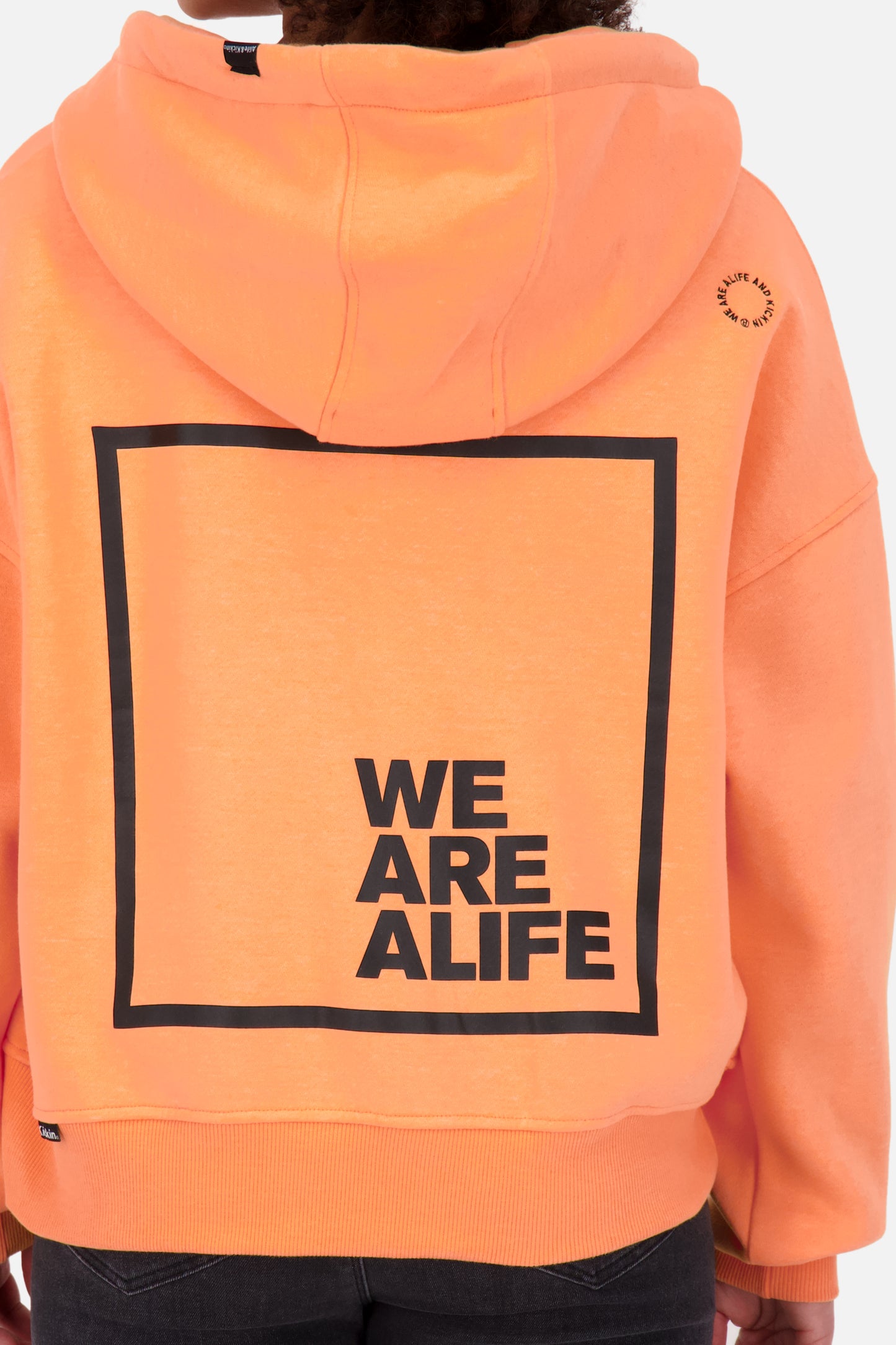 JesseAK A - Lässige Damensweatjacke von Alife and Kickin Orange