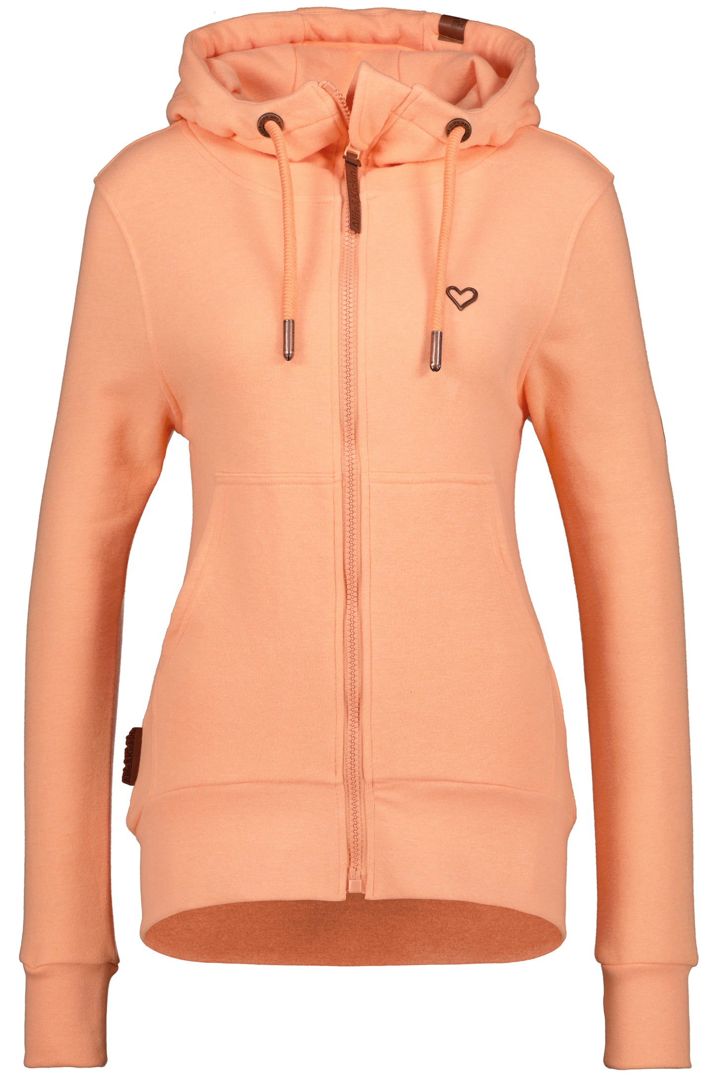 Damen Kapuzenjacke YasmaAK A - Hochwertiges Sweatmaterial und Komfort Orange
