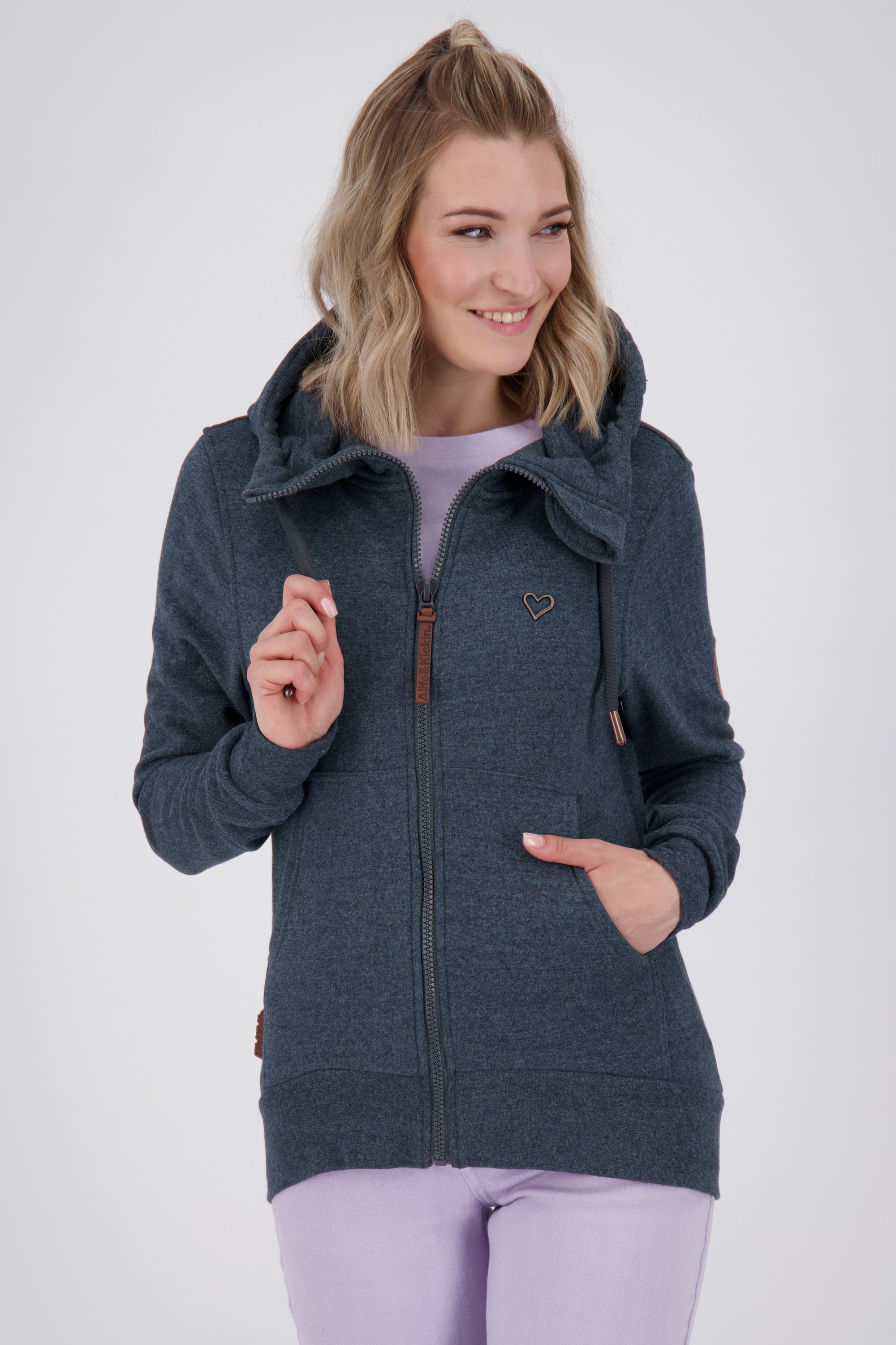 Damen Kapuzenjacke YasmaAK A - Hochwertiges Sweatmaterial und Komfort Dunkelblau