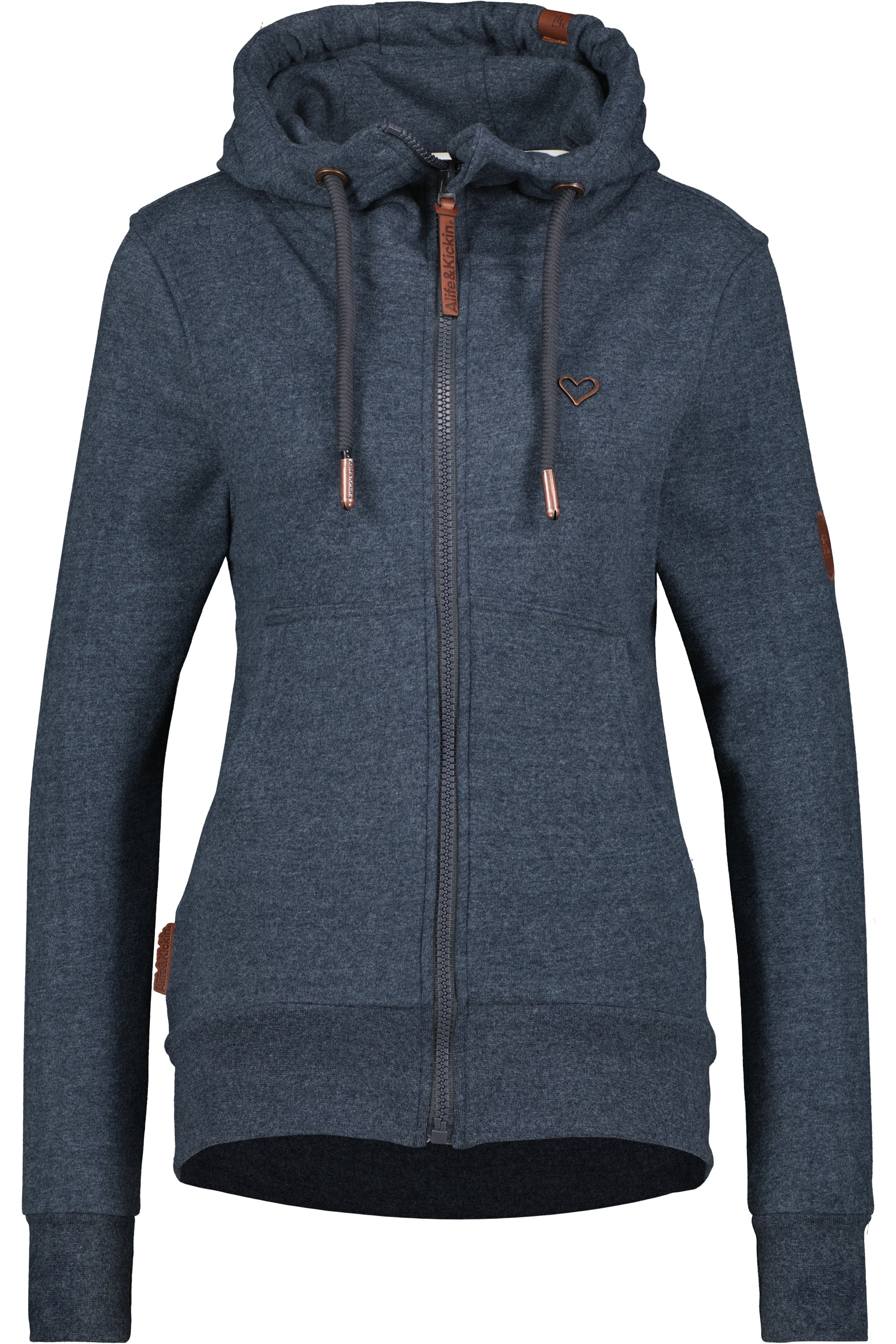 Damen Kapuzenjacke YasmaAK A - Hochwertiges Sweatmaterial und Komfort Dunkelblau