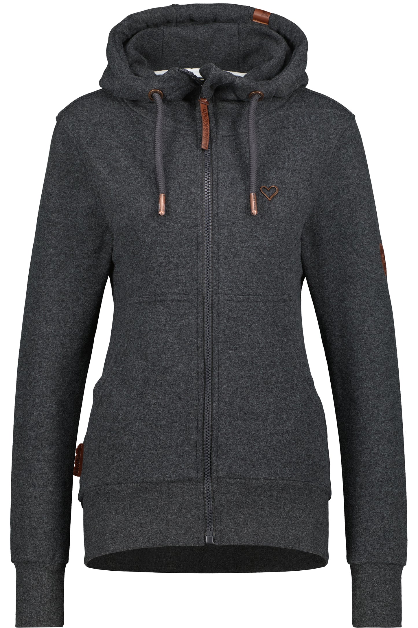 Damen Kapuzenjacke YasmaAK A - Hochwertiges Sweatmaterial und Komfort Schwarz