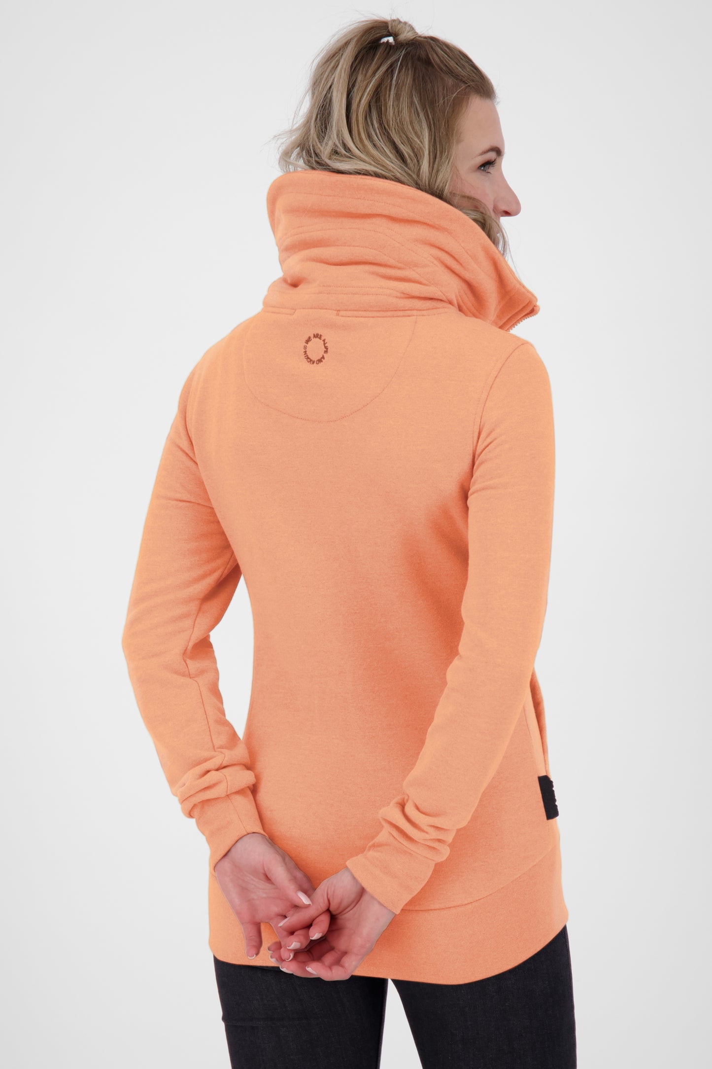 Damen Sweatjacke VianaAK A - Weiche Sweatqualität und trendiger Look Orange