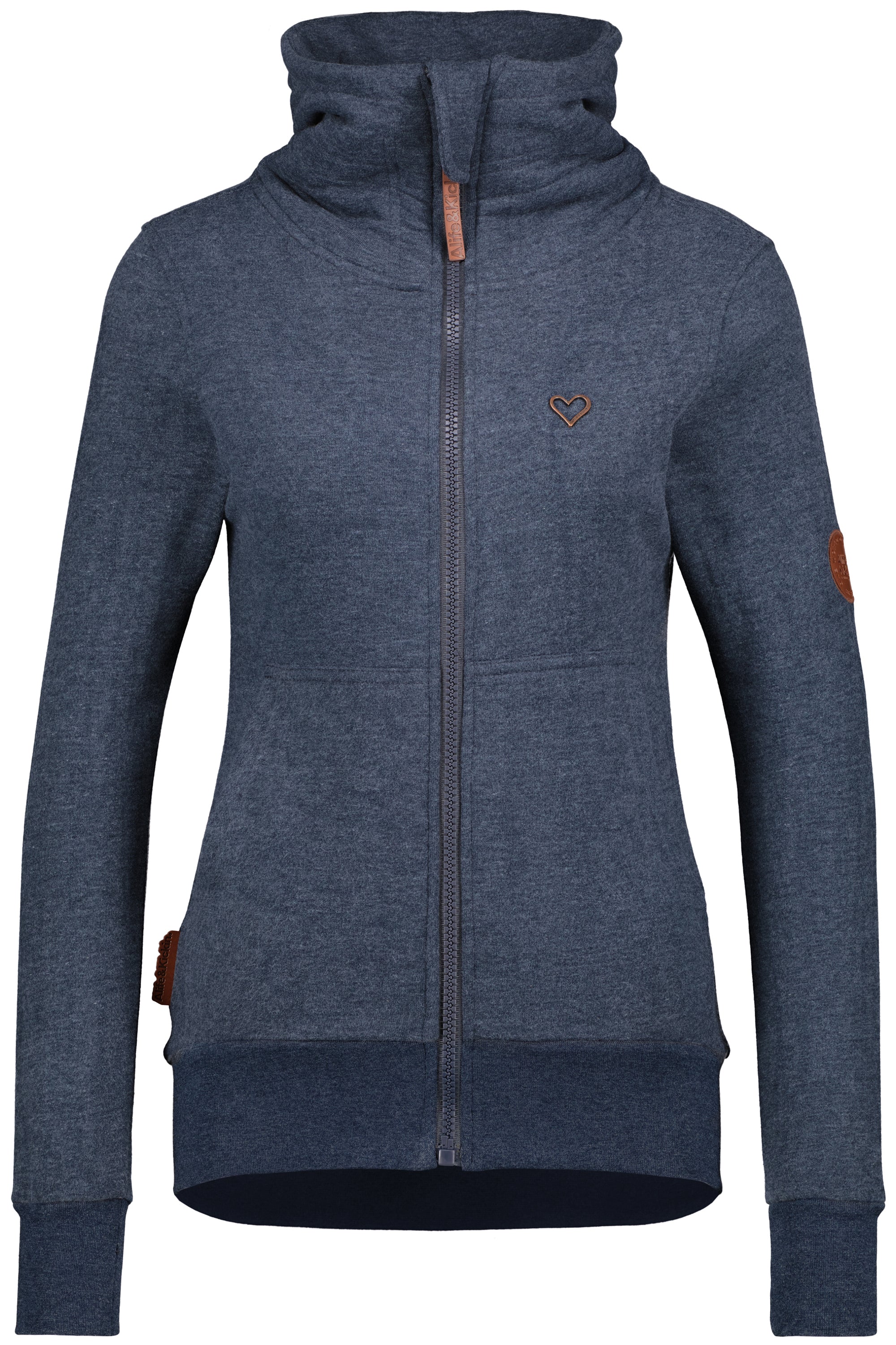 Damen Sweatjacke VianaAK A - Weiche Sweatqualität und trendiger Look Dunkelblau