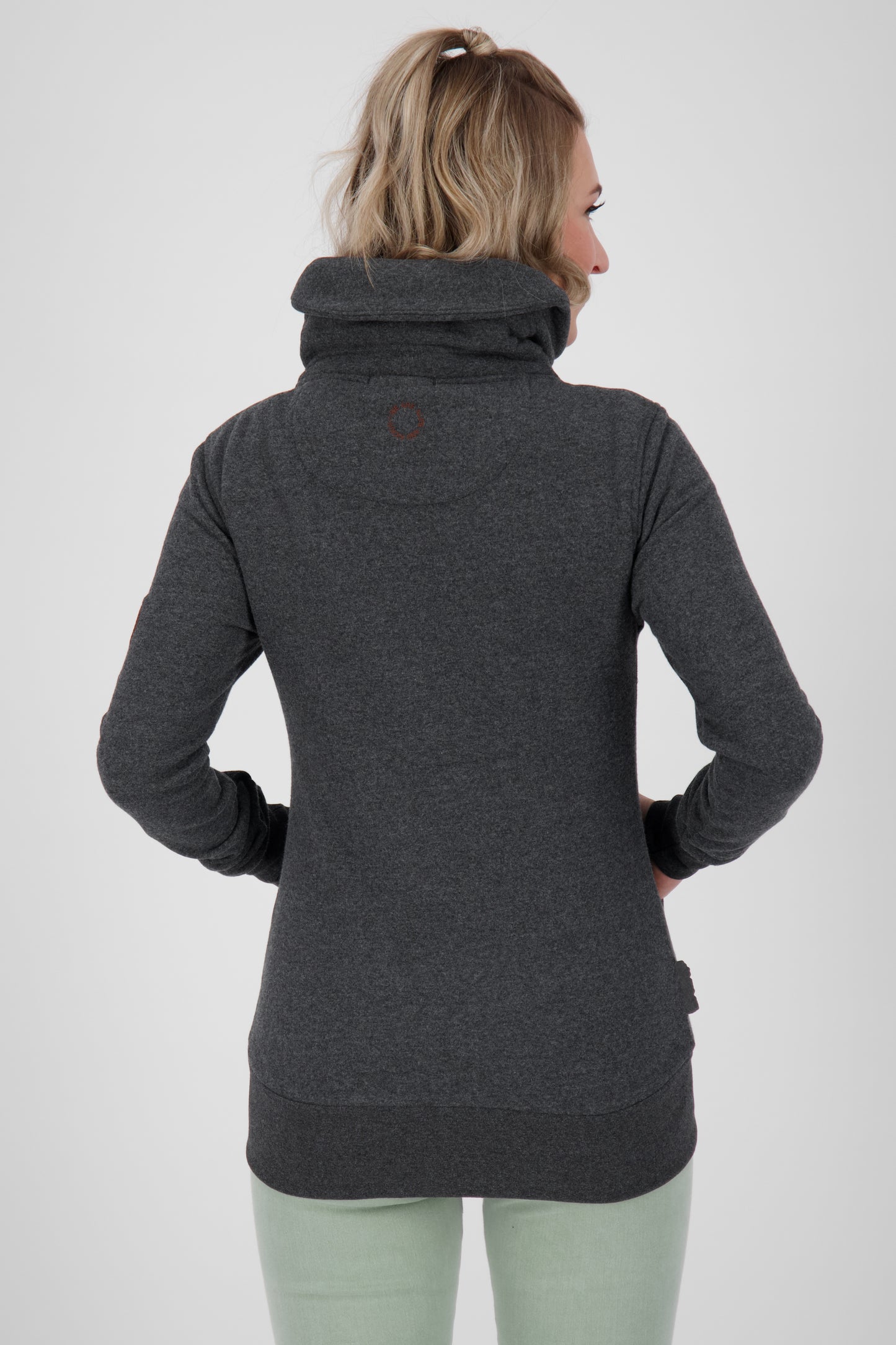 Damen Sweatjacke VianaAK A - Weiche Sweatqualität und trendiger Look Schwarz