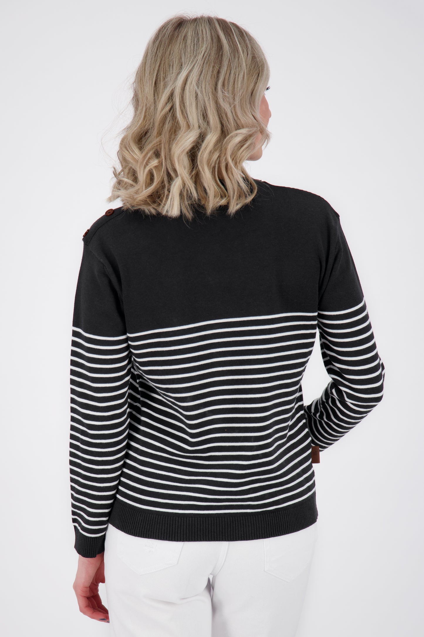 Damenstrickpullover ValentinaAK Z - Weiche Strickqualität und lässiger Schnitt Schwarz