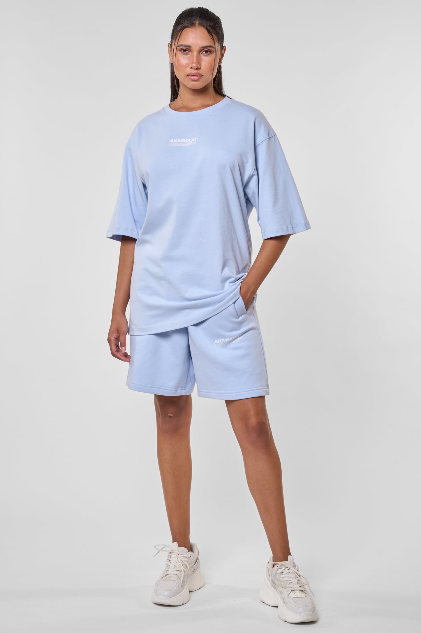 MercuryAK A T-Shirt Damen Herren Hellblau
