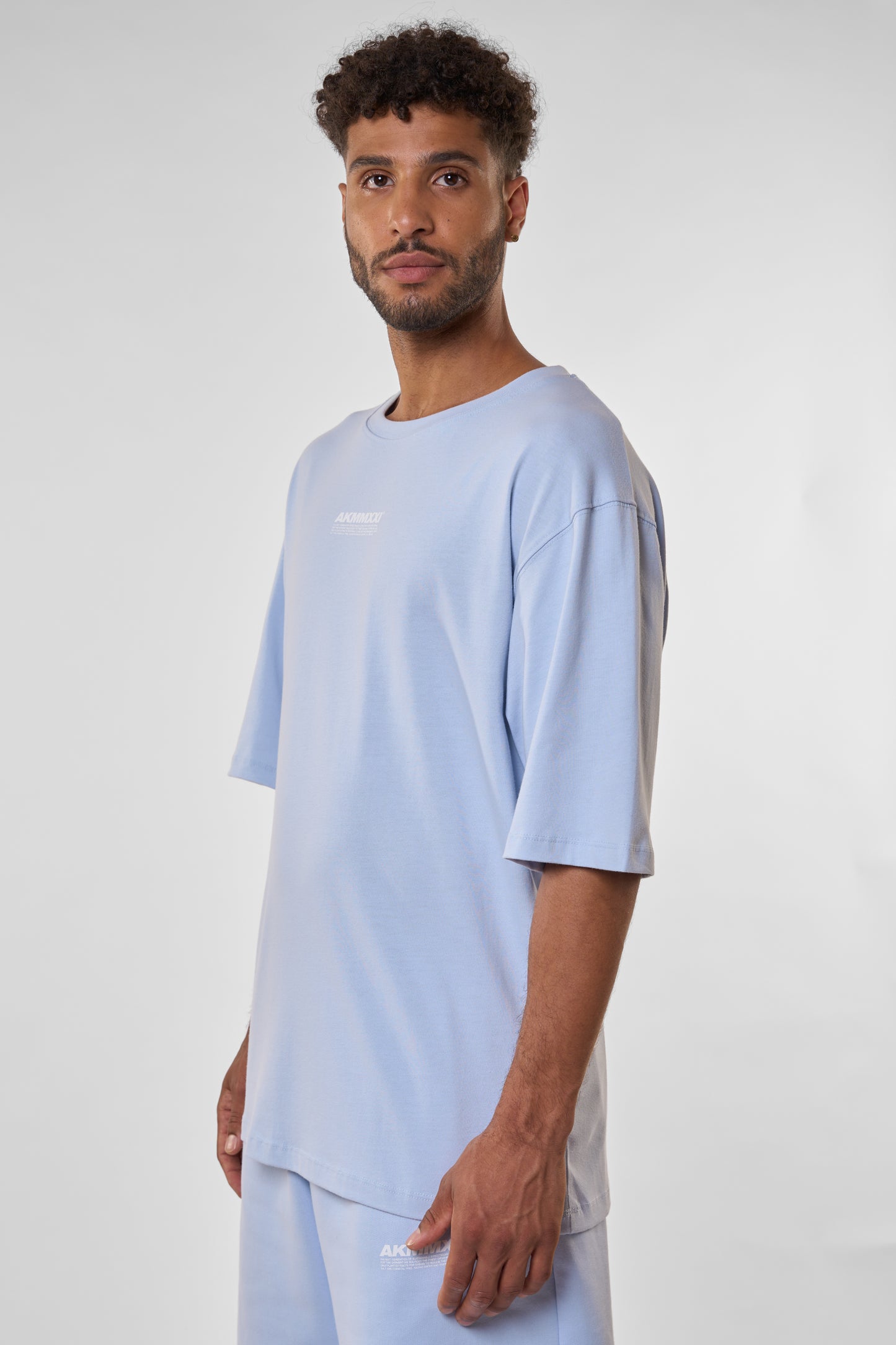 MercuryAK A T-Shirt Damen Herren Hellblau
