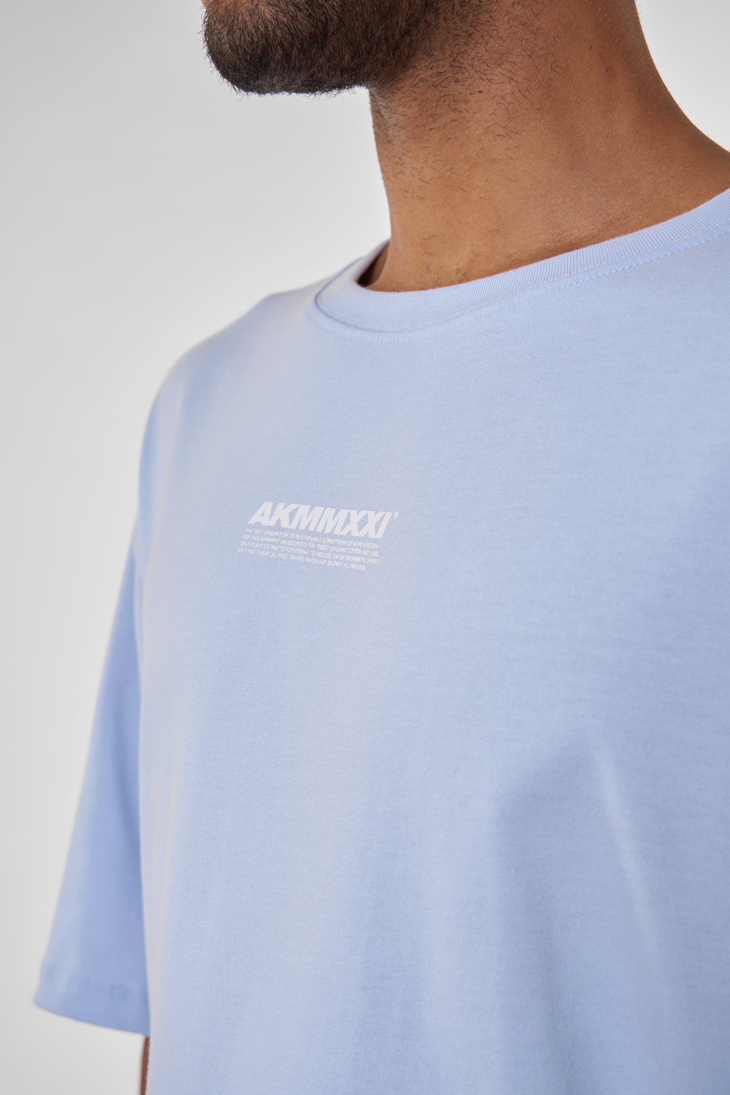 MercuryAK A T-Shirt Damen Herren Hellblau