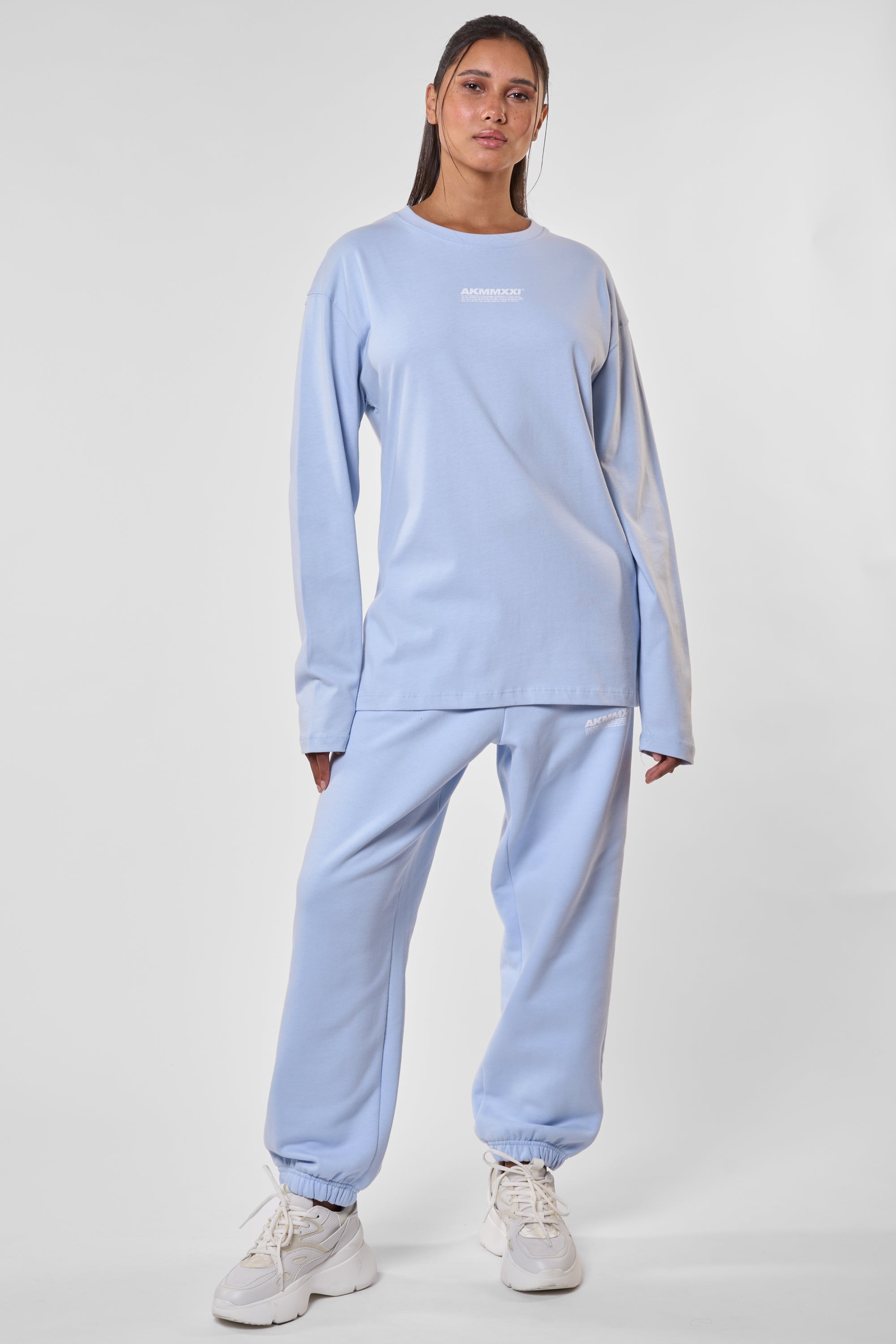 SaturnAK A Langarmshirt Damen Herren Unisex Hellblau