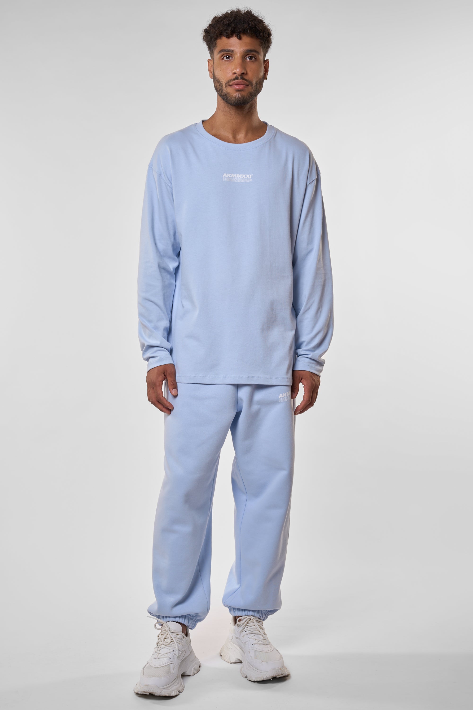 SaturnAK A Langarmshirt Damen Herren Unisex Hellblau