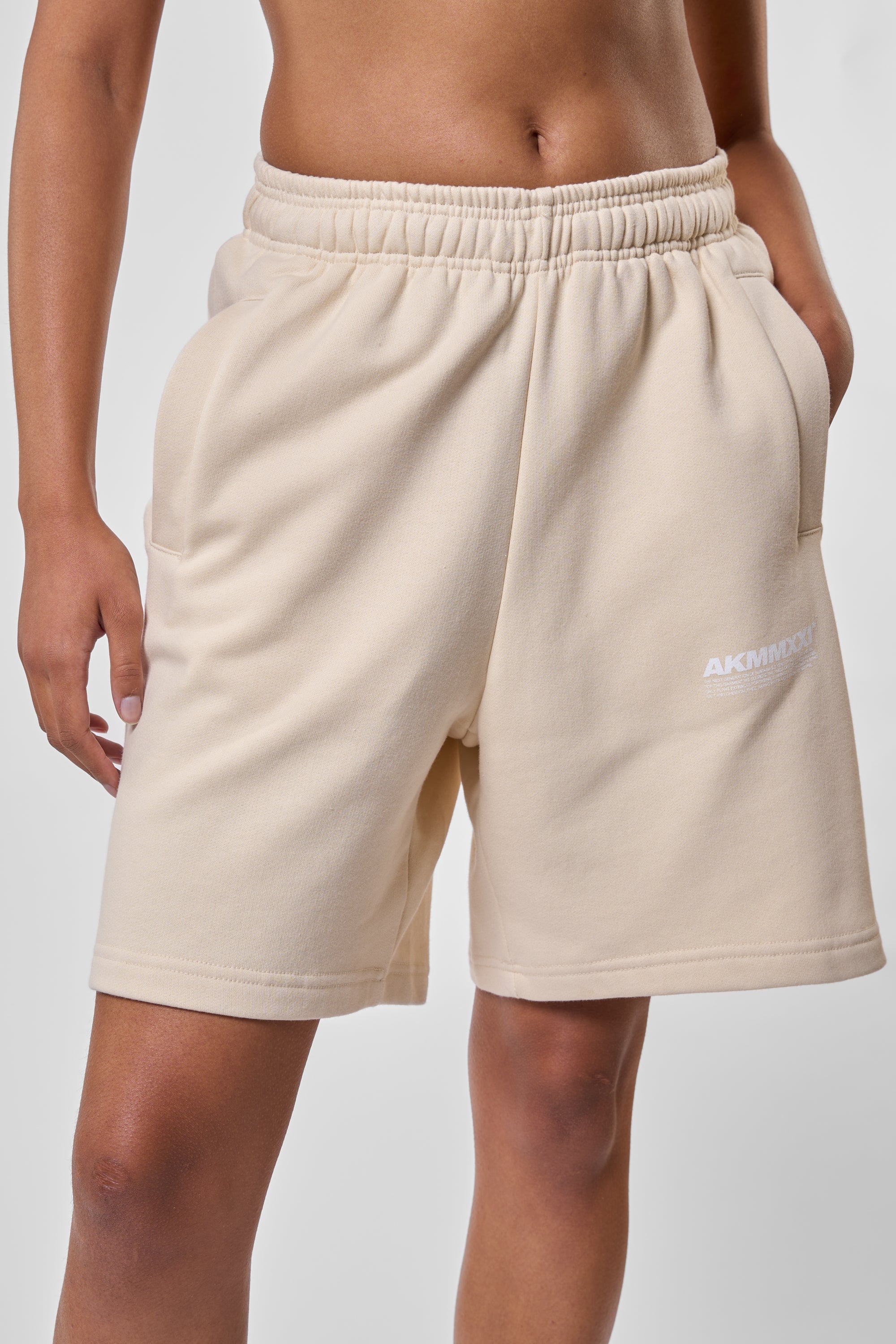 Unisex Sweatshorts MarsAK A - Lässiger Look für Damen & Herren Beige