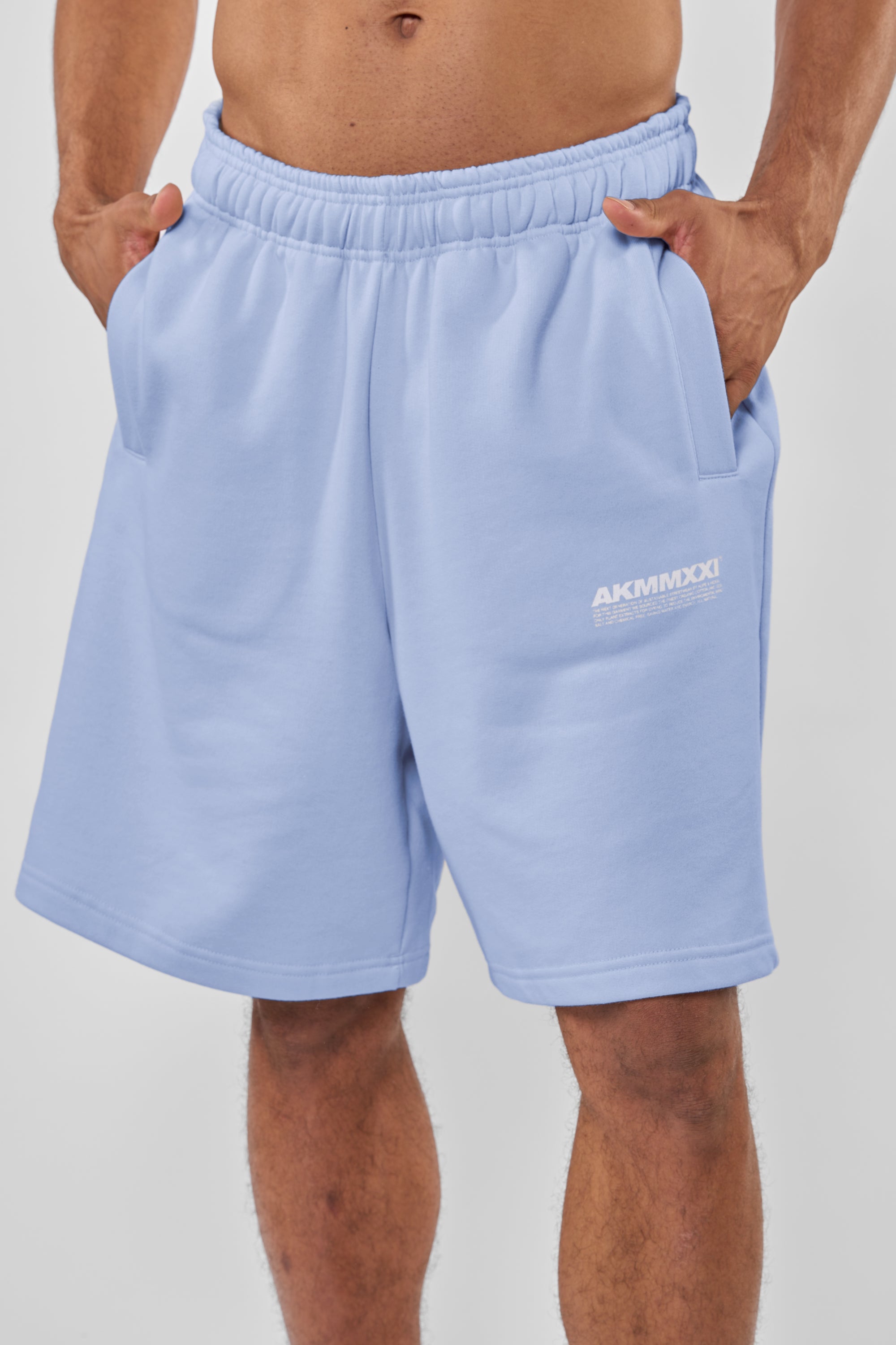 Unisex Sweatshorts MarsAK A - Lässiger Look für Damen & Herren Hellblau