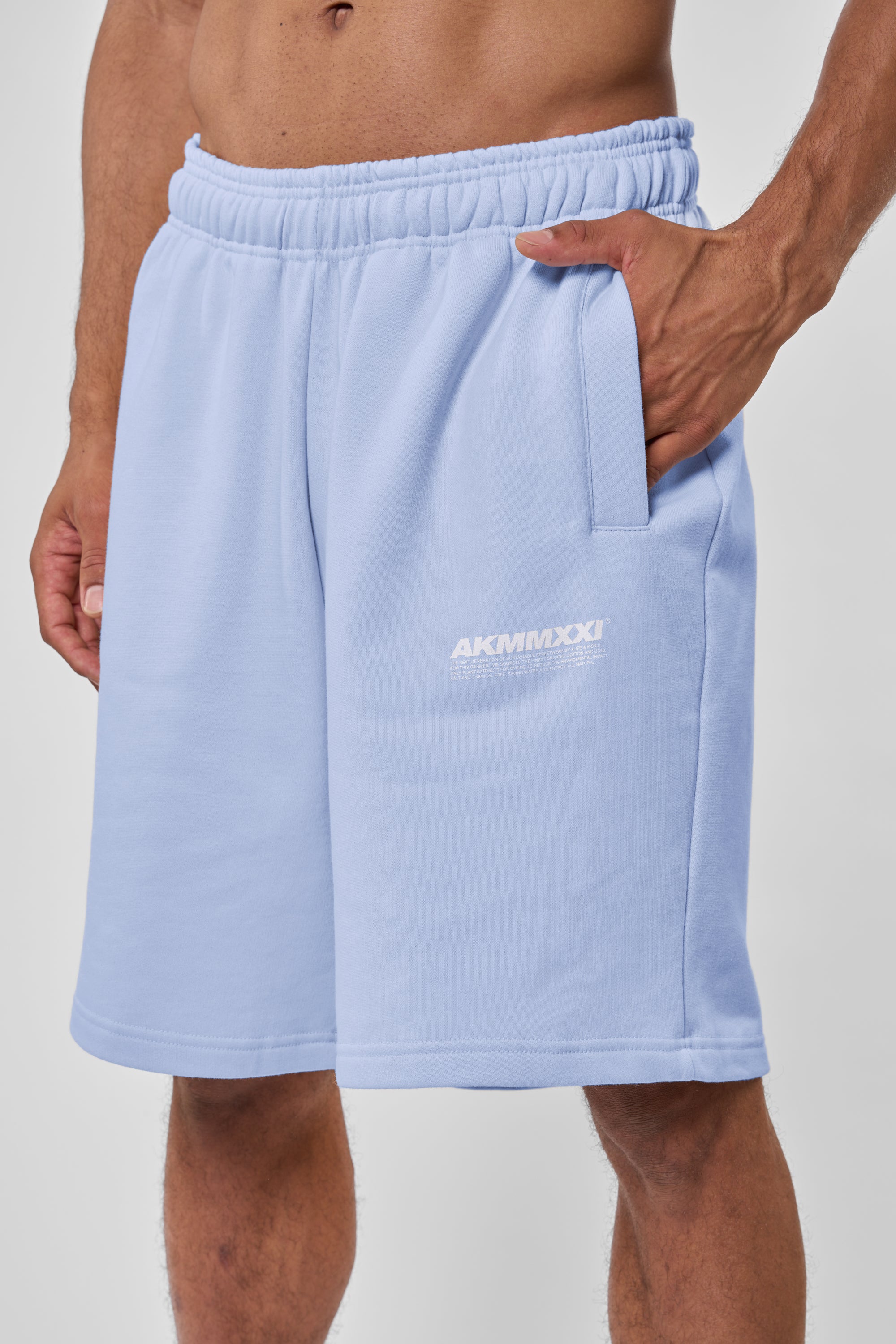 Unisex Sweatshorts MarsAK A - Lässiger Look für Damen & Herren Hellblau