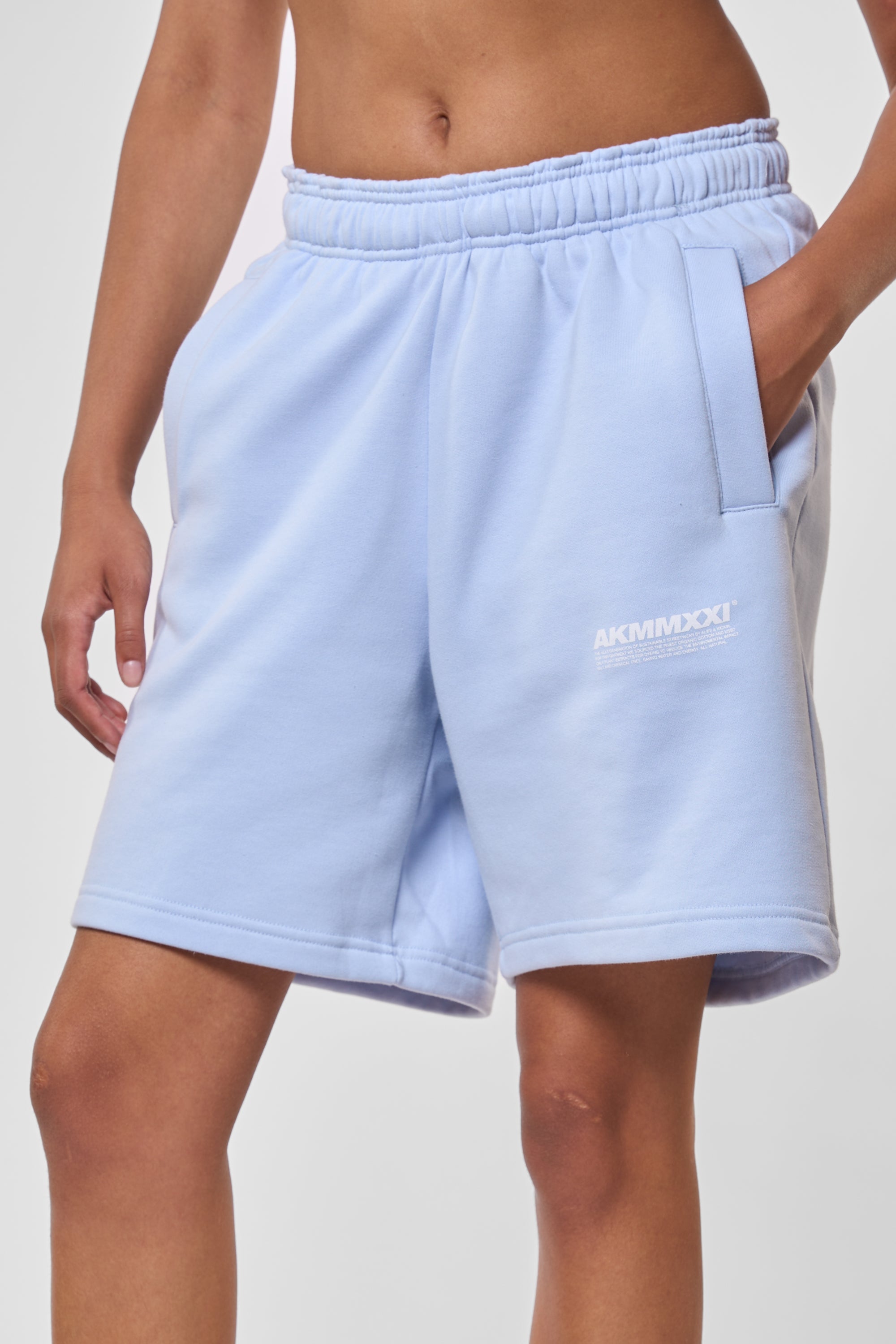 Unisex Sweatshorts MarsAK A - Lässiger Look für Damen & Herren Hellblau