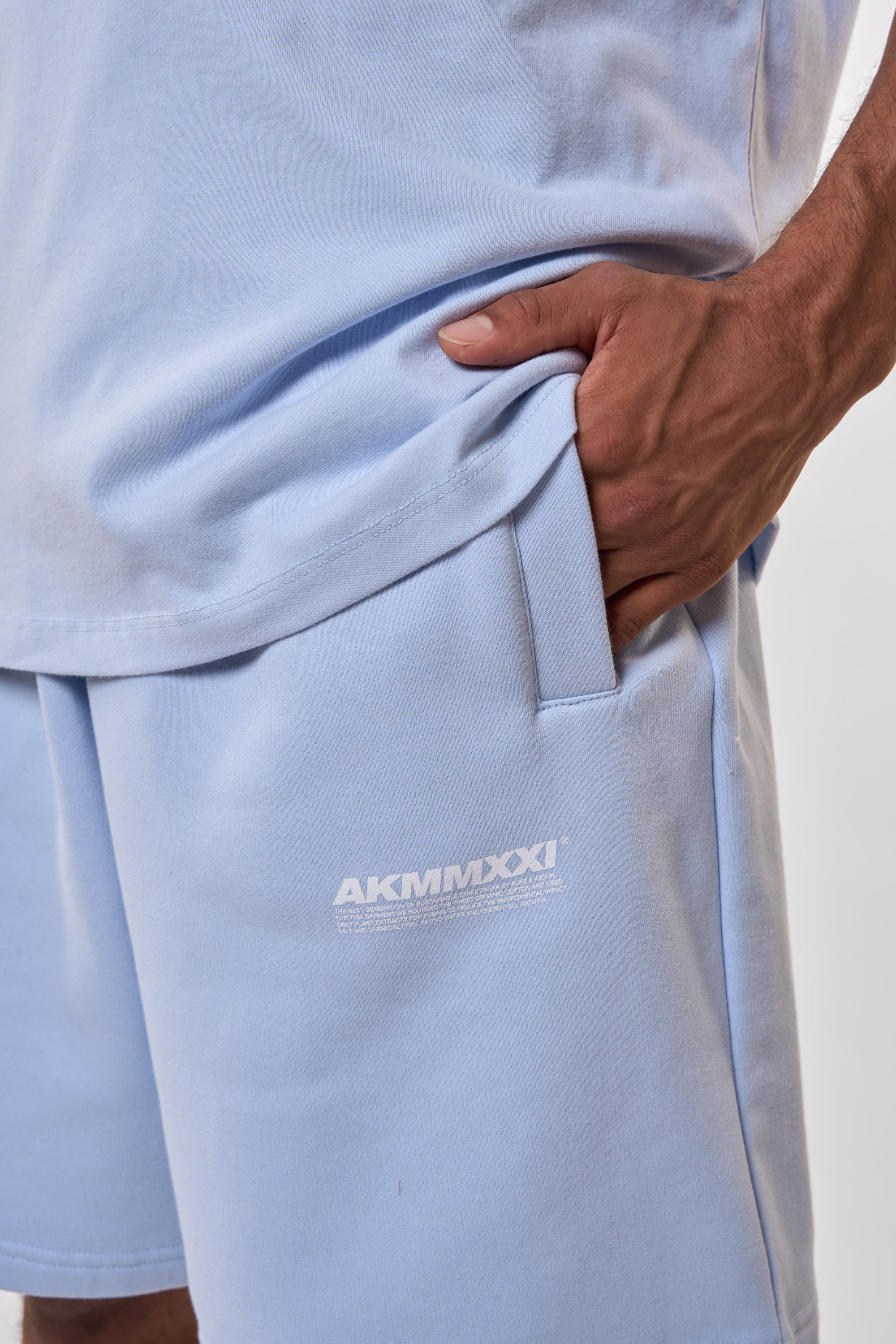 Unisex Sweatshorts MarsAK A - Lässiger Look für Damen & Herren Hellblau