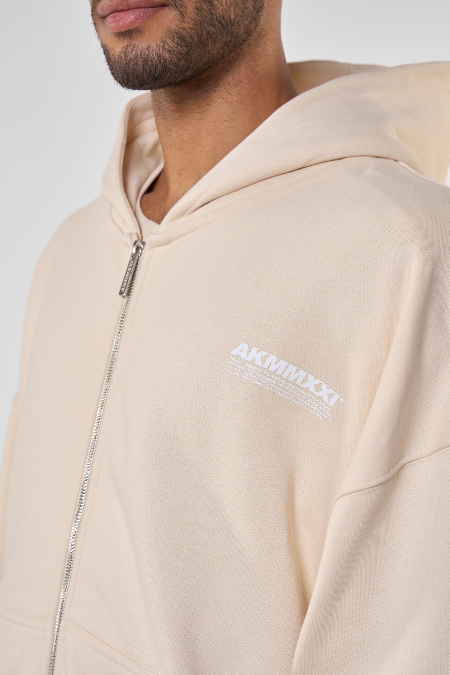 KyoAK A Sweatjacke Damen Herren Beige