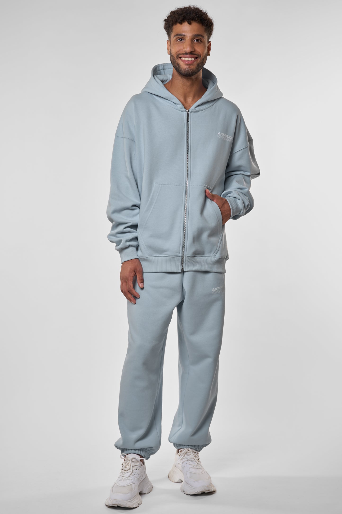 KyoAK A Sweatjacke Damen Herren Grau