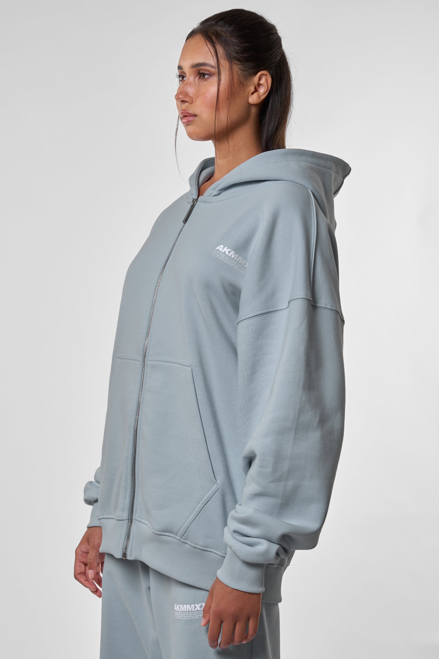 KyoAK A Sweatjacke Damen Herren Grau