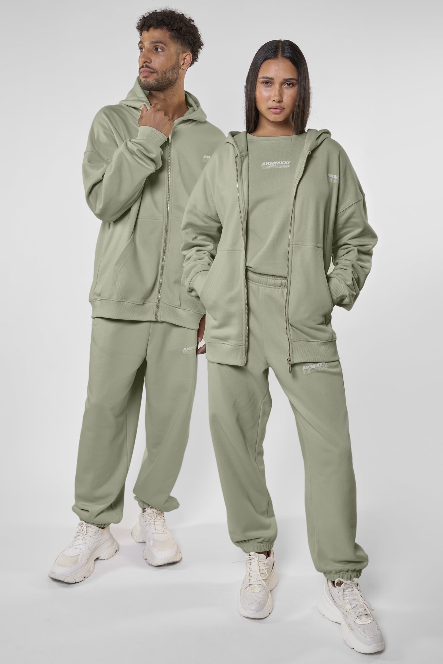 KyoAK A Sweatjacke Damen Herren Grün