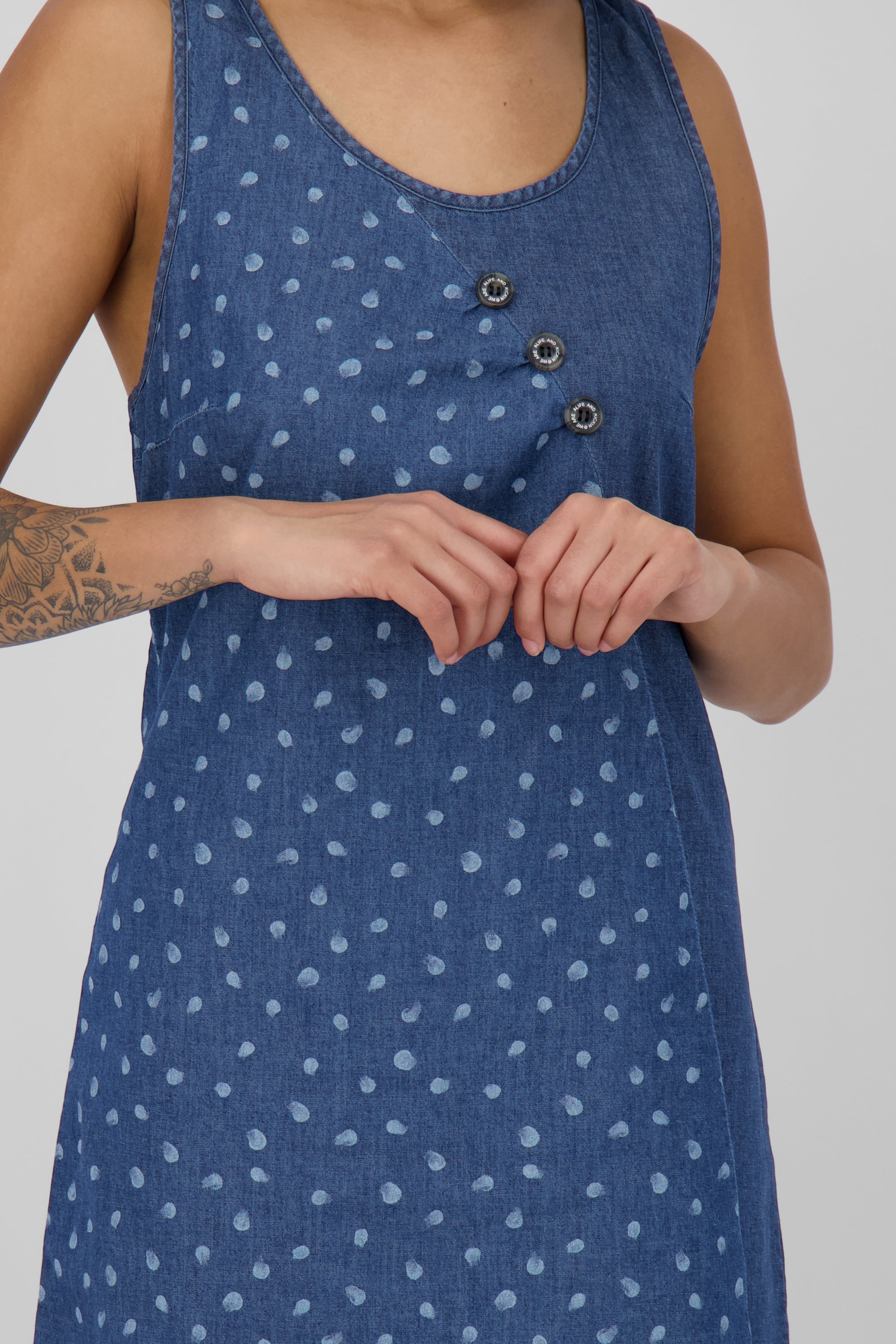 CameronAK DNM B Top Dress Dunkelblau