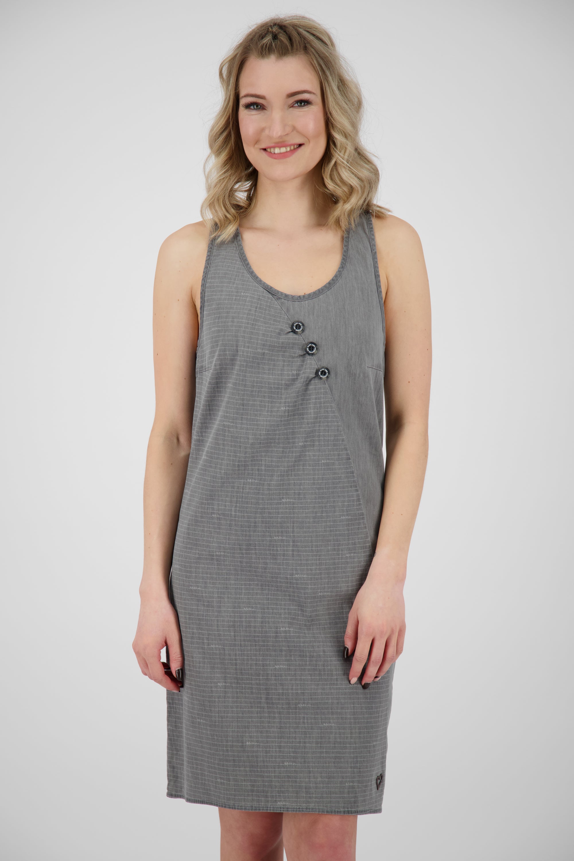 Alife and Kickin Sommerkleid CameronAK DNM B für einen trendigen Look Grau