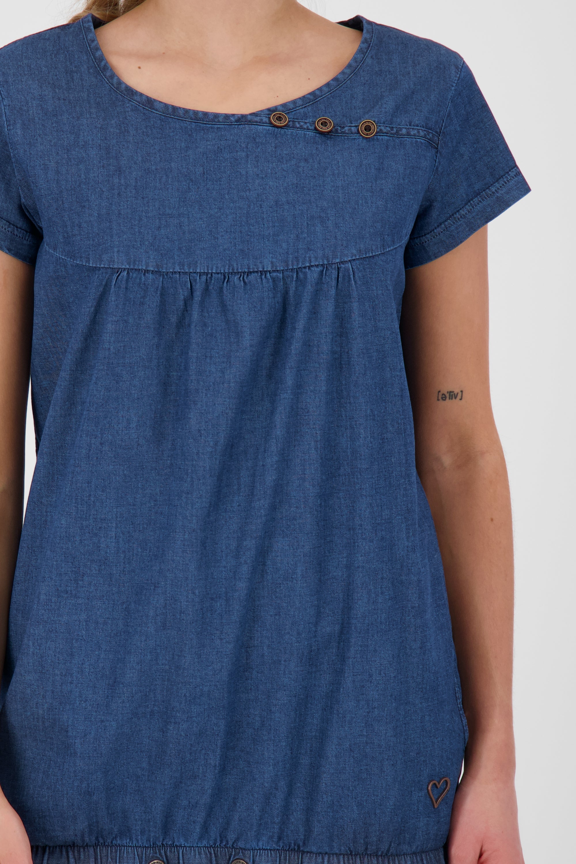 Damen-Freizeitshirt SummerAK DNM mit praktischen Details Dunkelblau