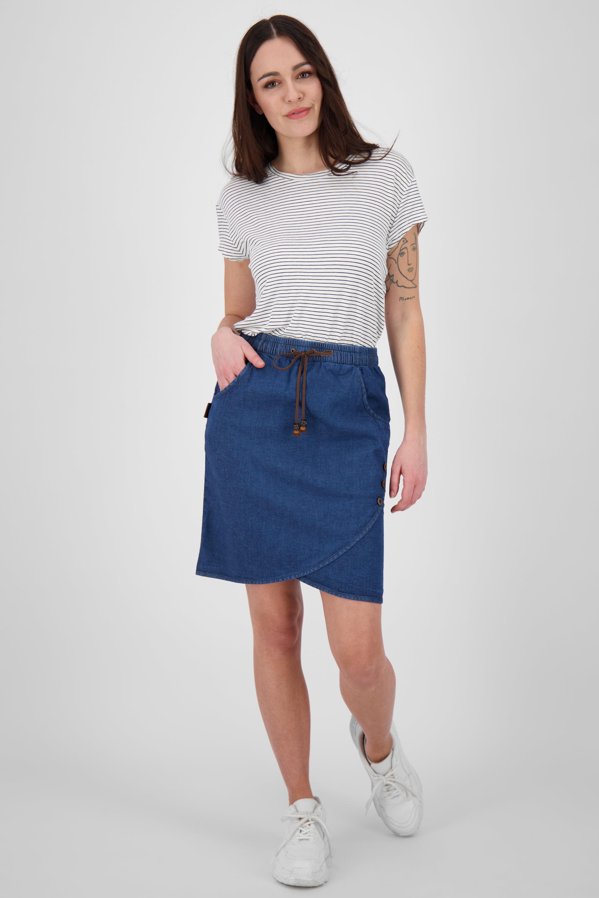 LucyAK DNM A Skirt Dunkelblau