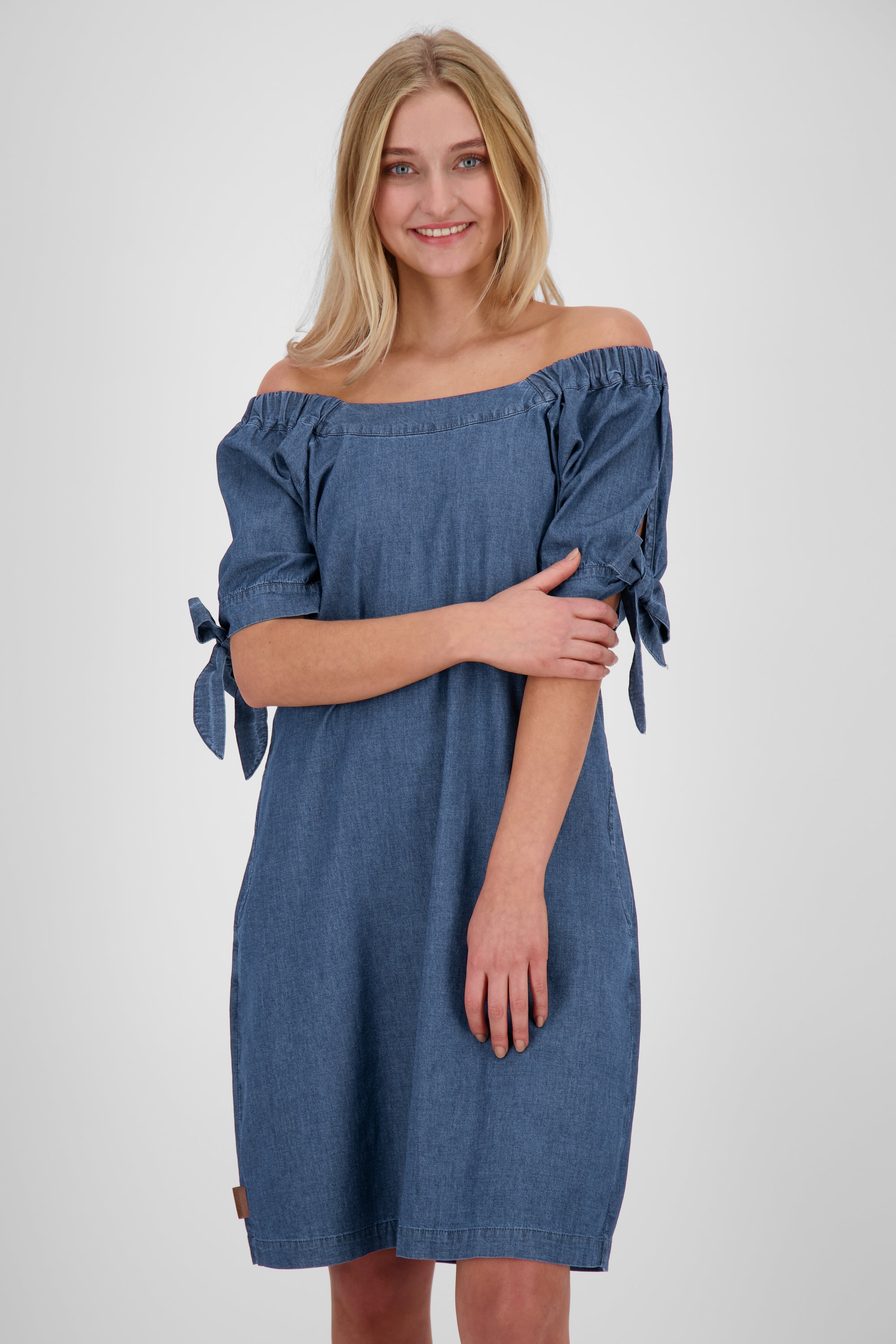 AnnieAK DNM A Longsleeve Dress Dunkelblau