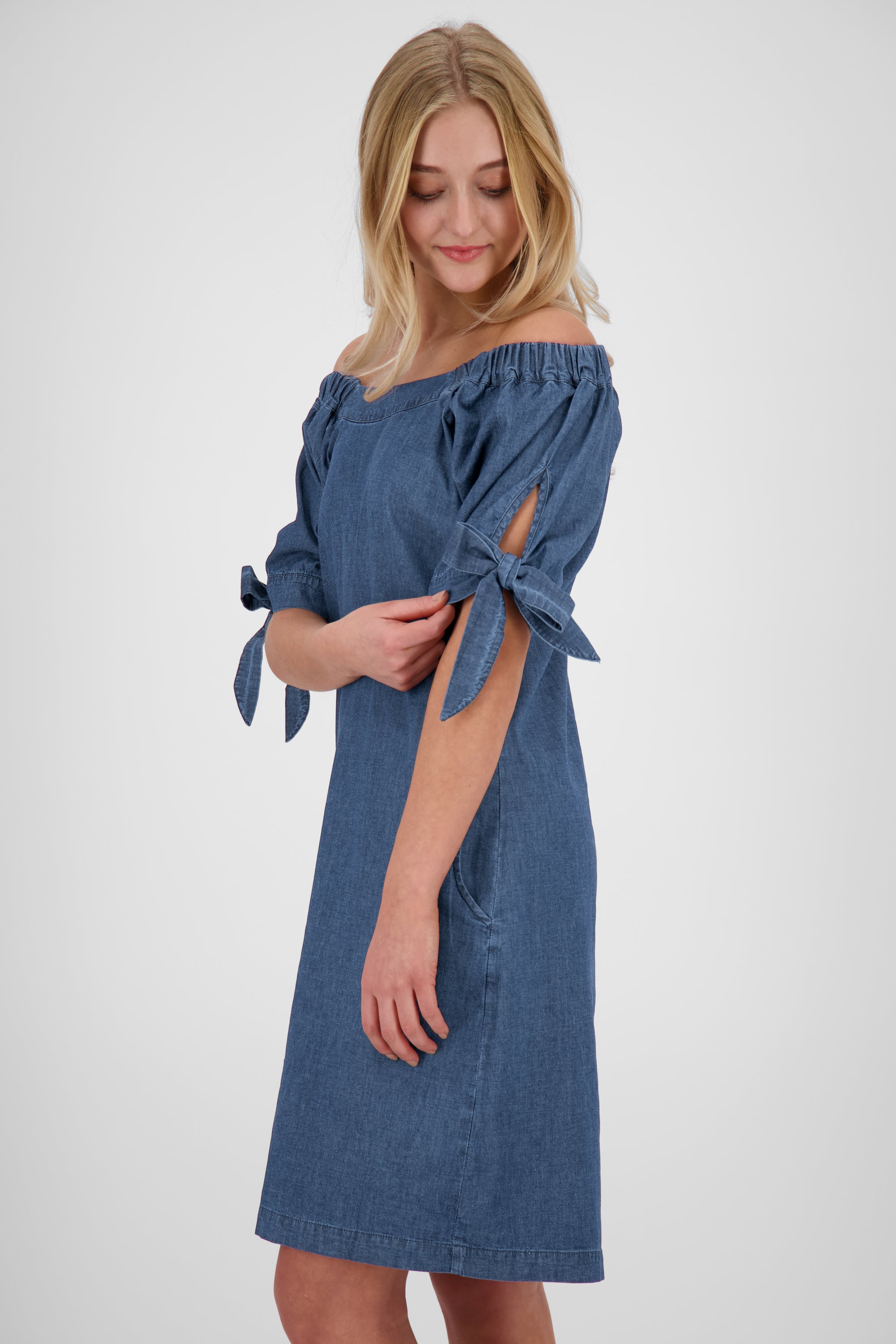 AnnieAK DNM A Longsleeve Dress Dunkelblau